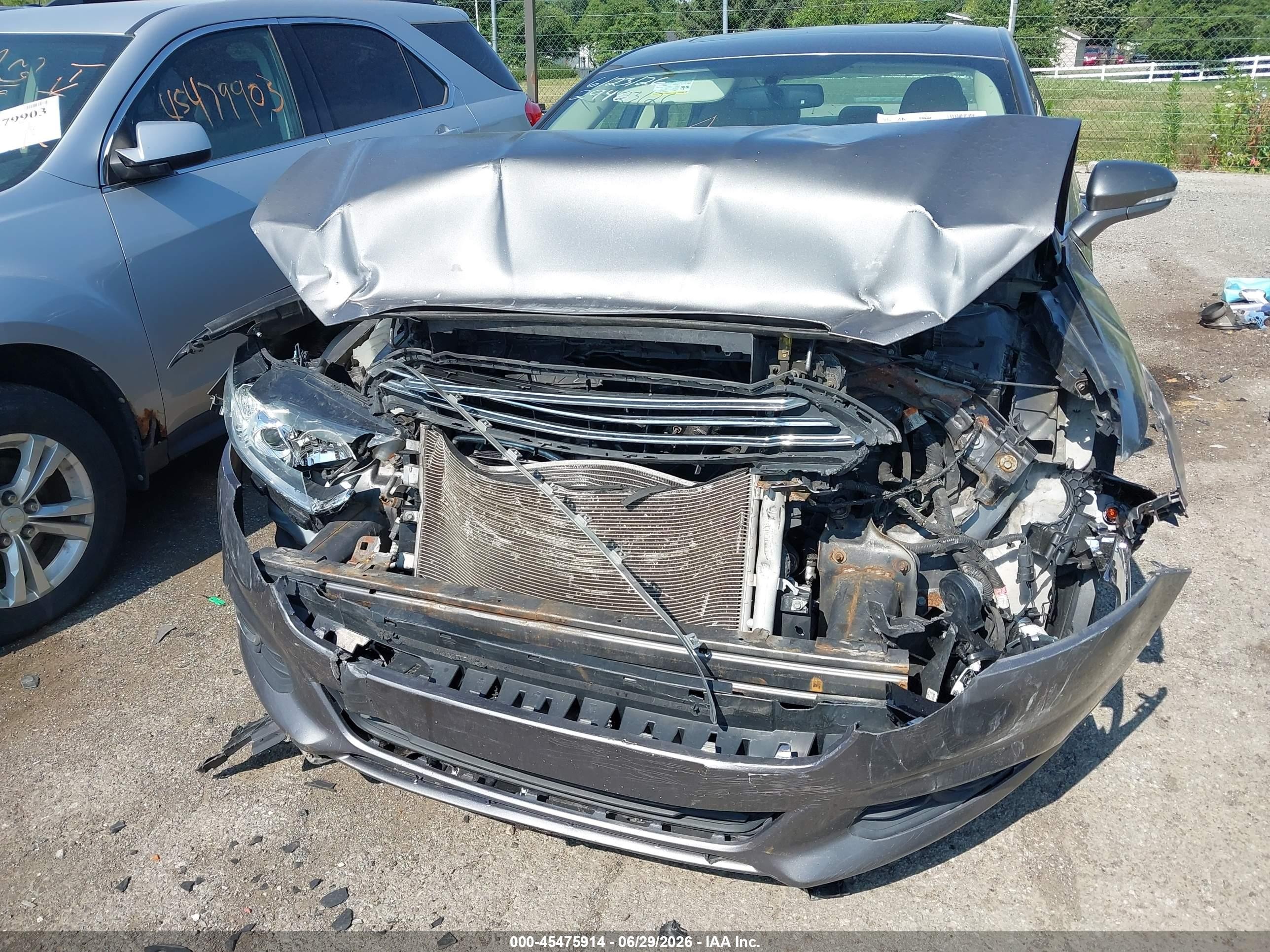 2014 Ford Fusion Se Gray vin: 1FA6P0HD8E5362946