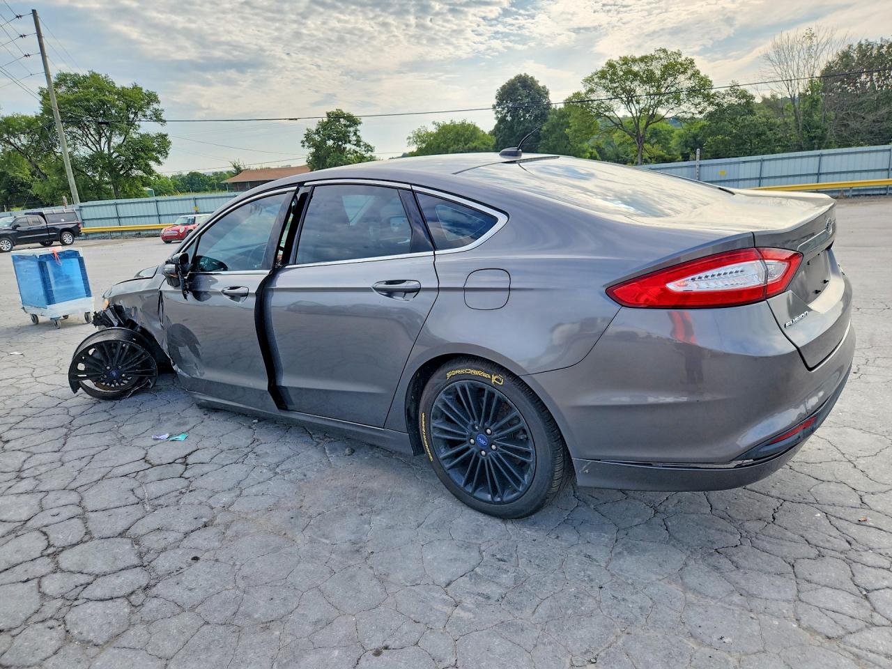2014 Ford Fusion Se Gray vin: 1FA6P0HD8E5369699