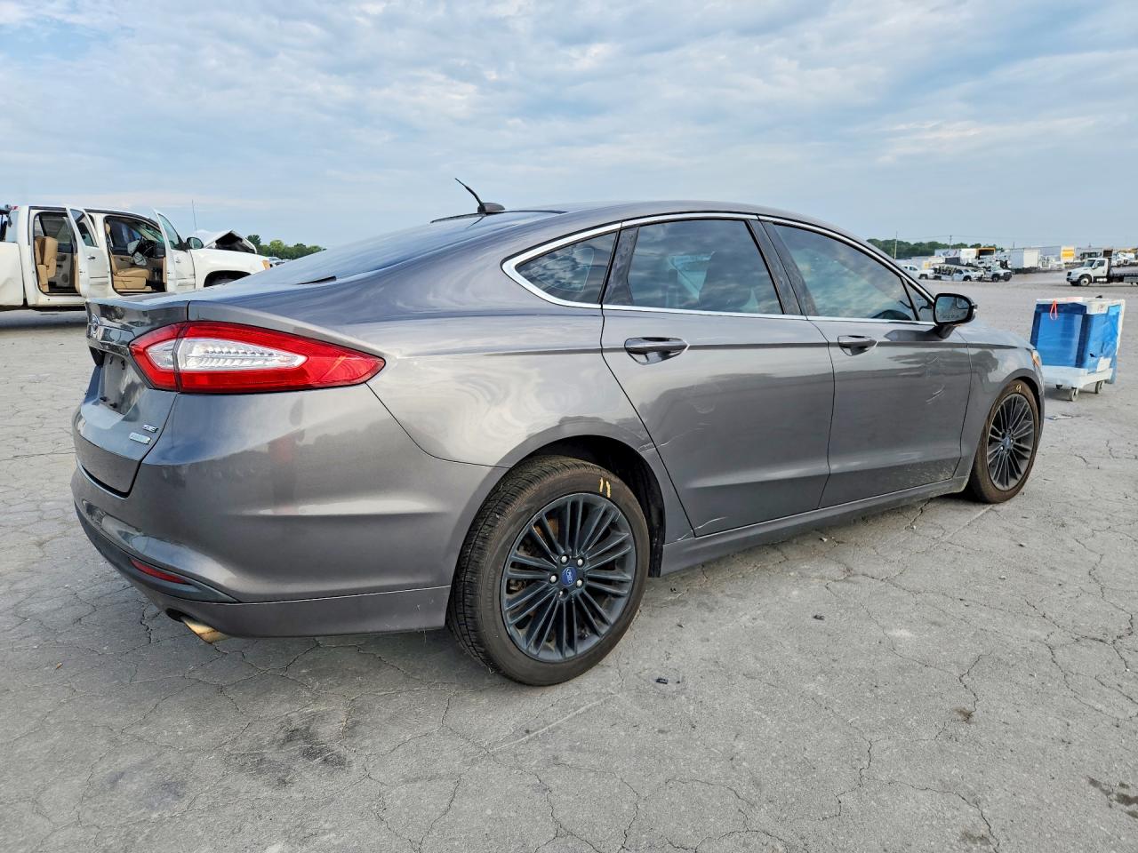2014 Ford Fusion Se Gray vin: 1FA6P0HD8E5369699