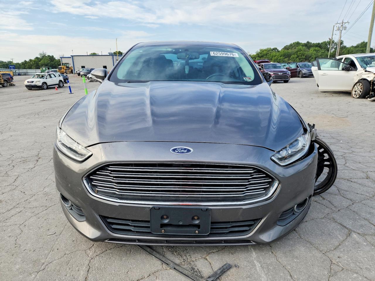 2014 Ford Fusion Se Gray vin: 1FA6P0HD8E5369699