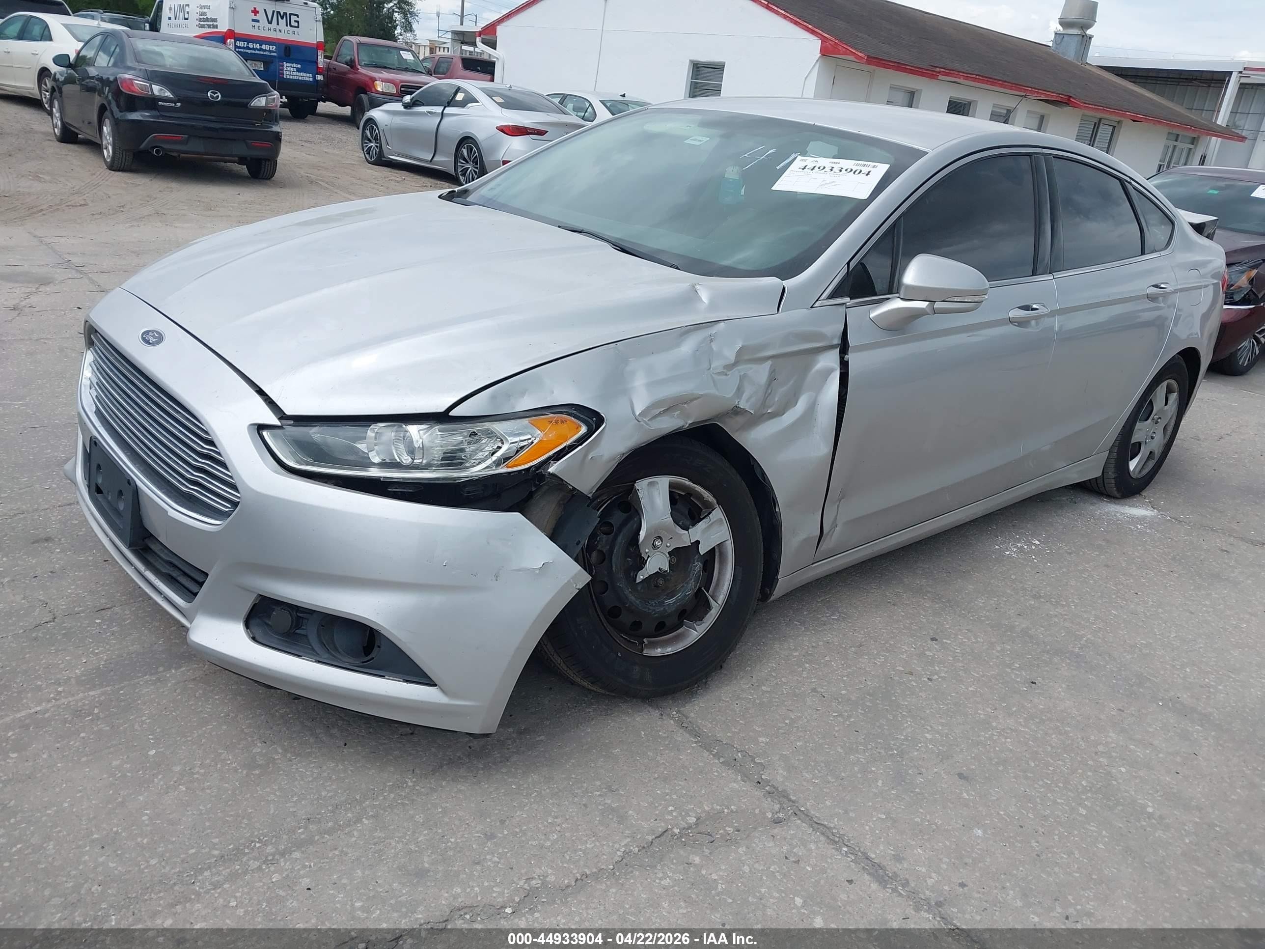 2014 Ford Fusion Se Silver vin: 1FA6P0HD8E5394179