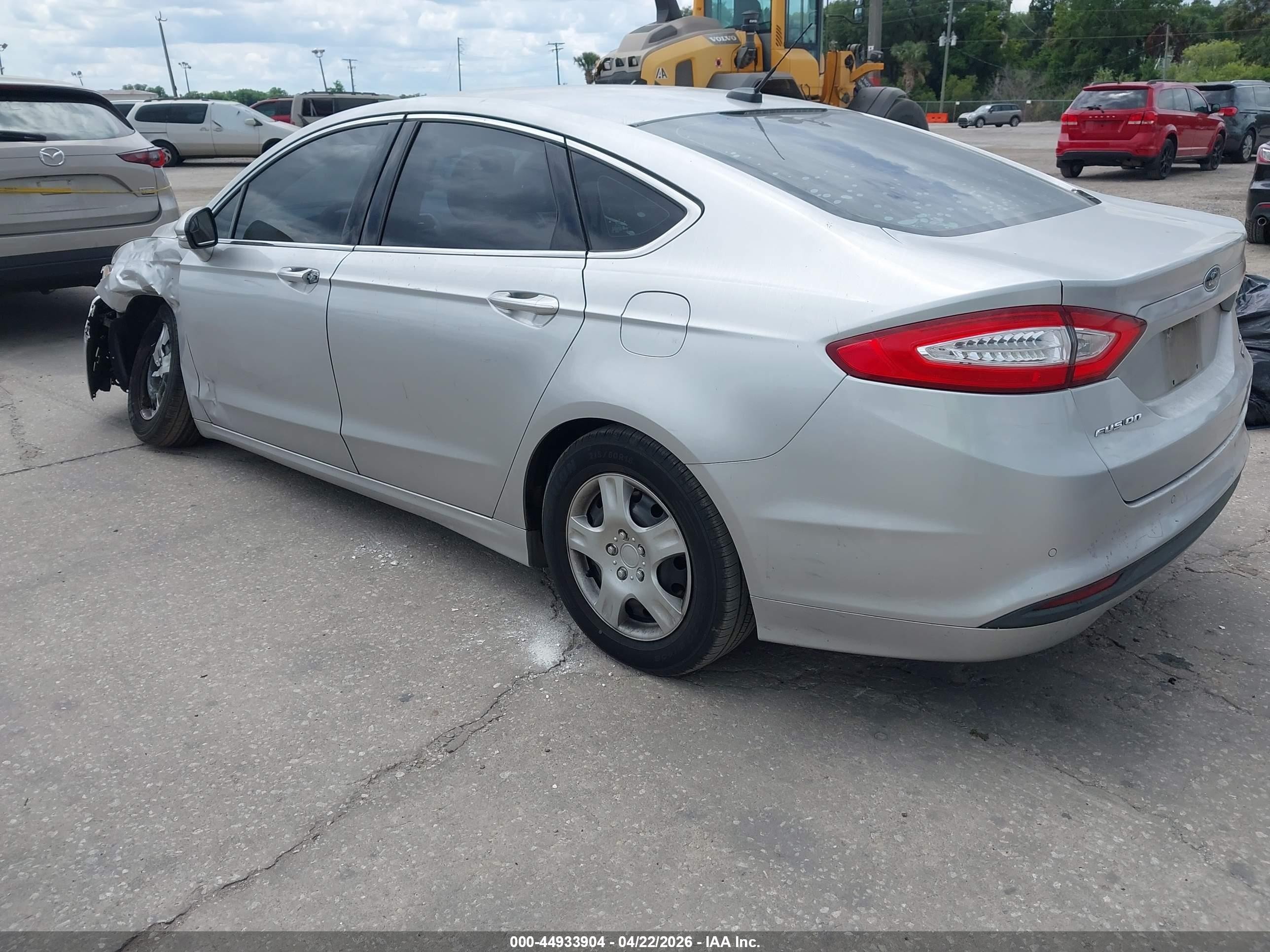 2014 Ford Fusion Se Silver vin: 1FA6P0HD8E5394179
