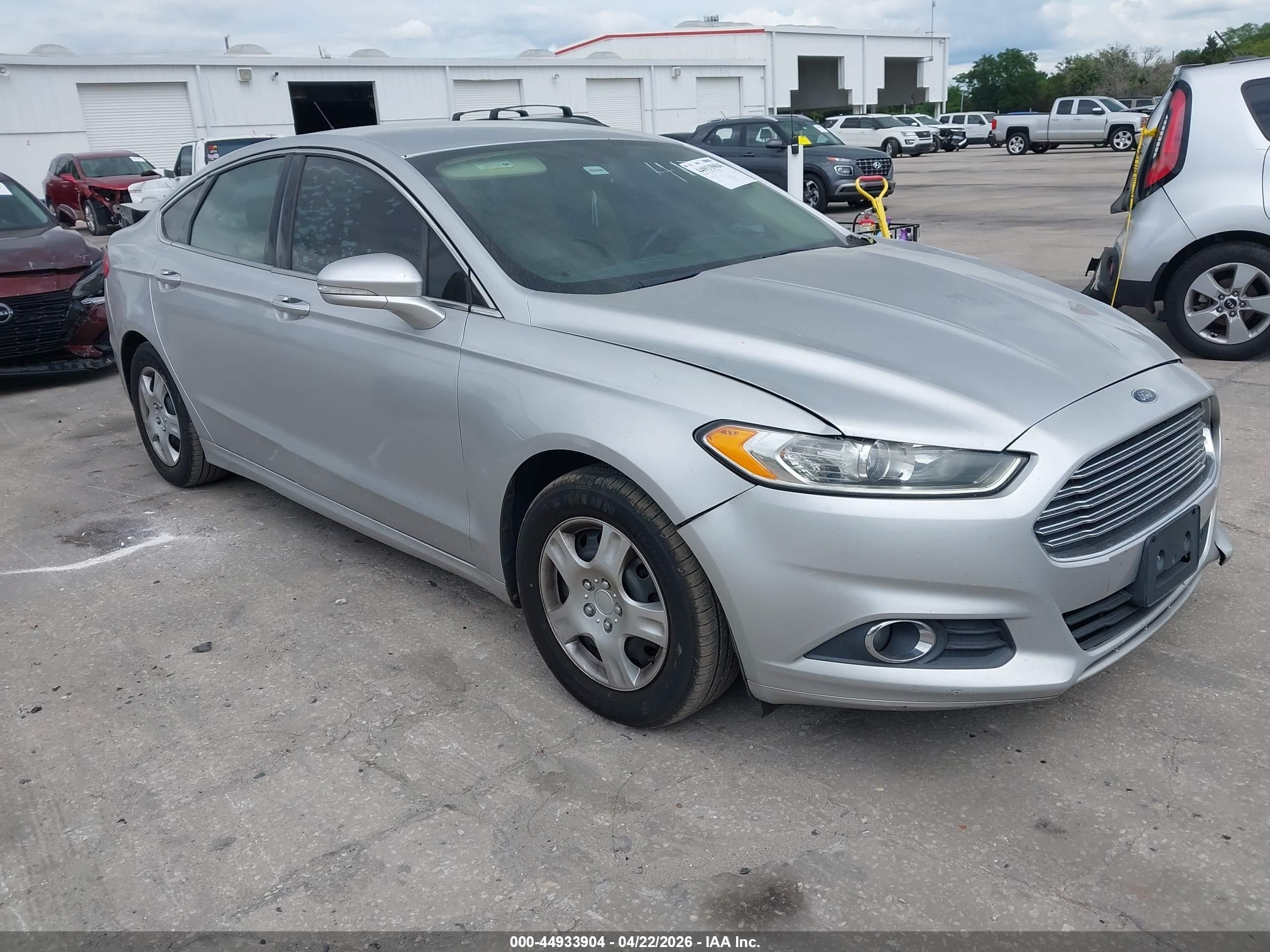 2014 Ford Fusion Se Silver vin: 1FA6P0HD8E5394179