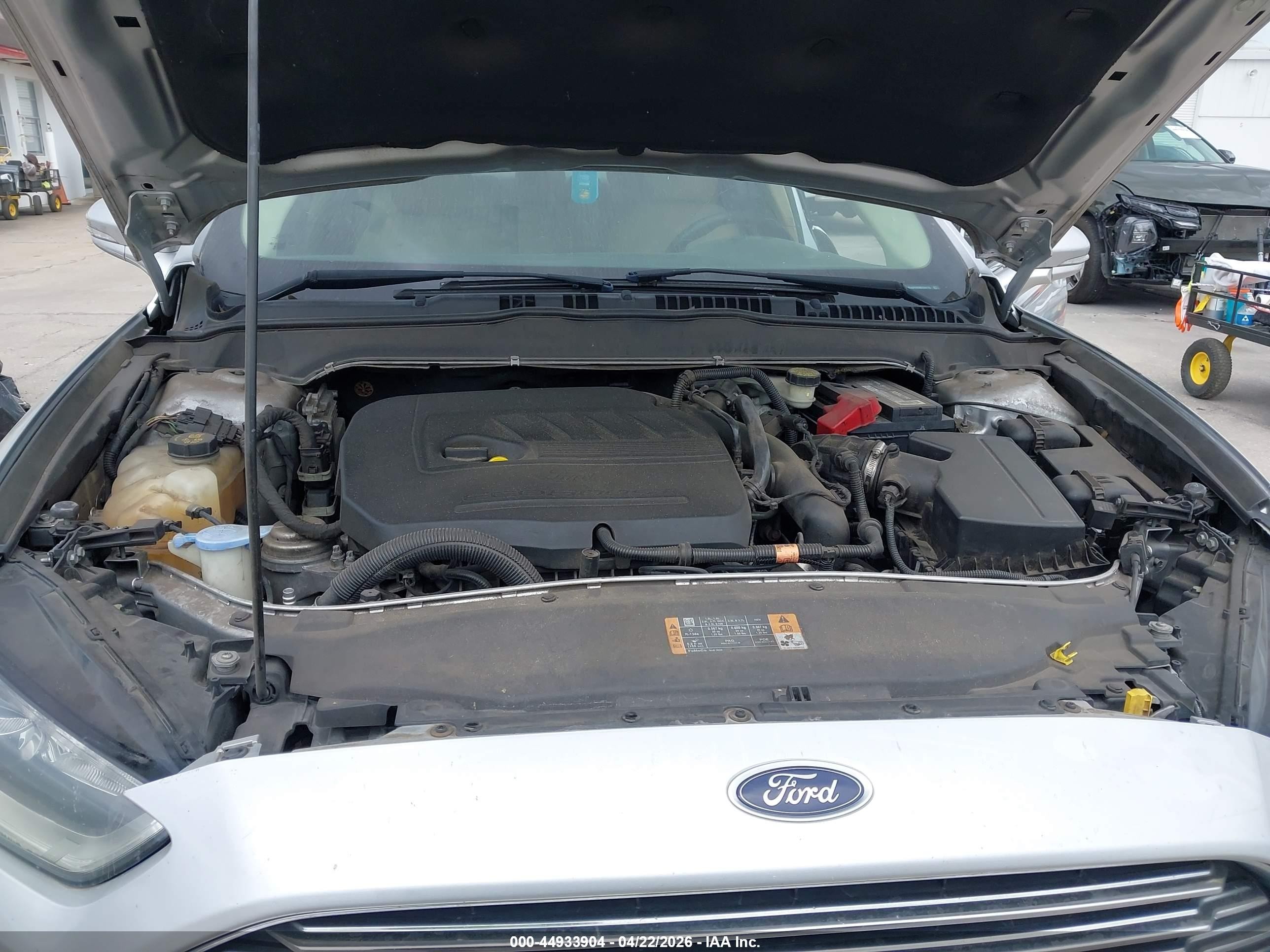 2014 Ford Fusion Se Silver vin: 1FA6P0HD8E5394179