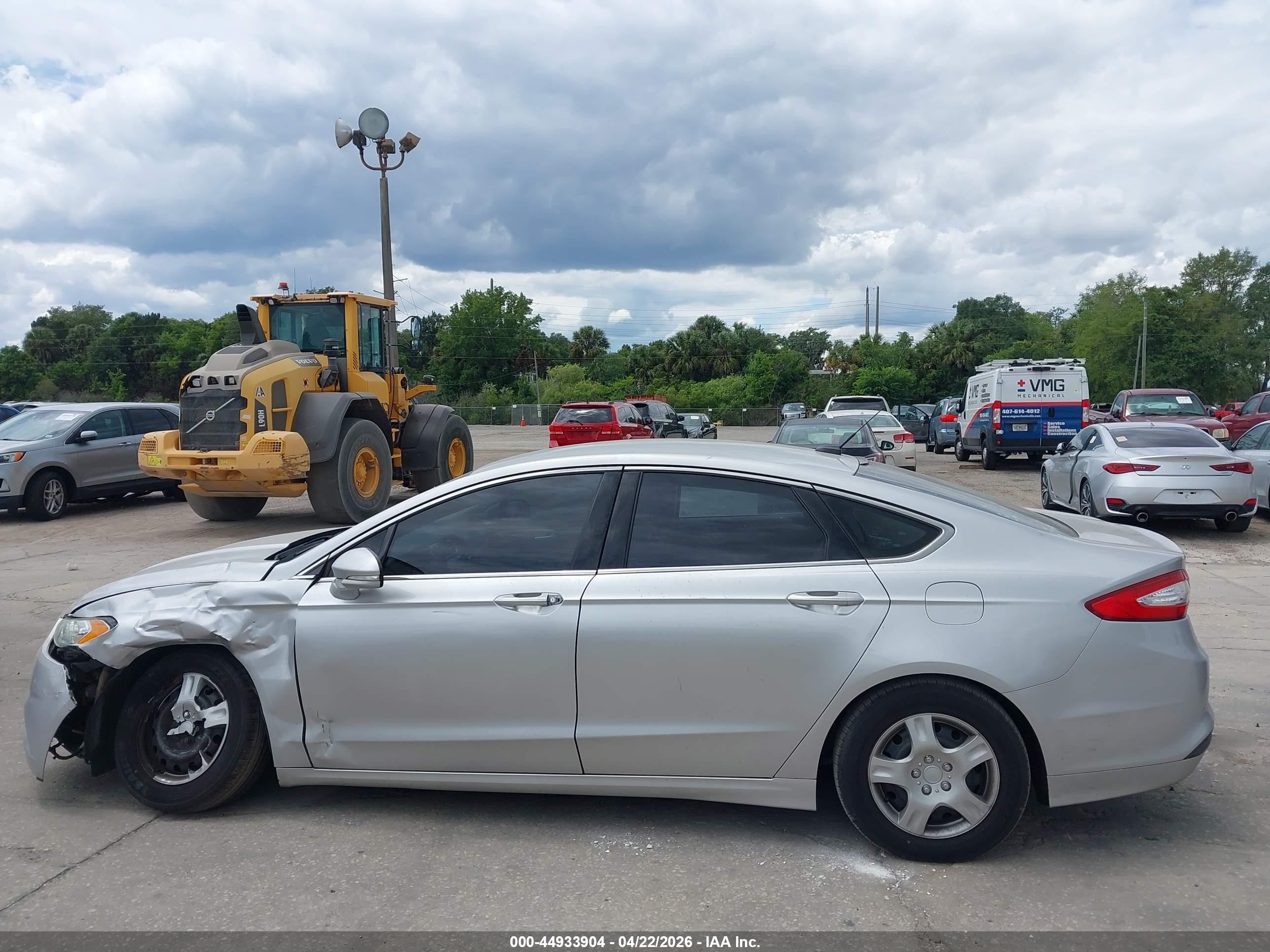 2014 Ford Fusion Se Silver vin: 1FA6P0HD8E5394179