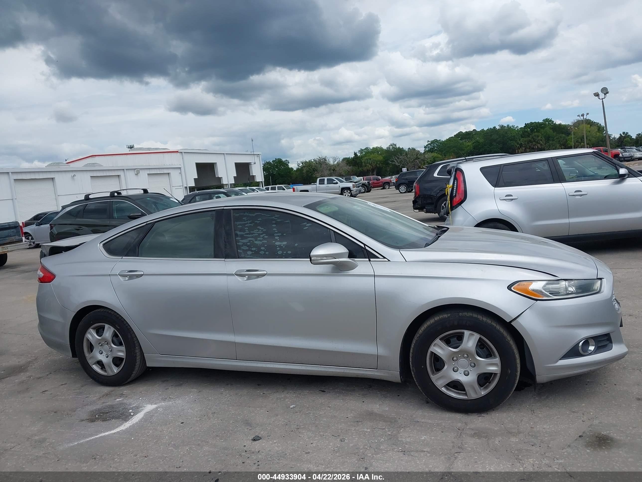 2014 Ford Fusion Se Silver vin: 1FA6P0HD8E5394179