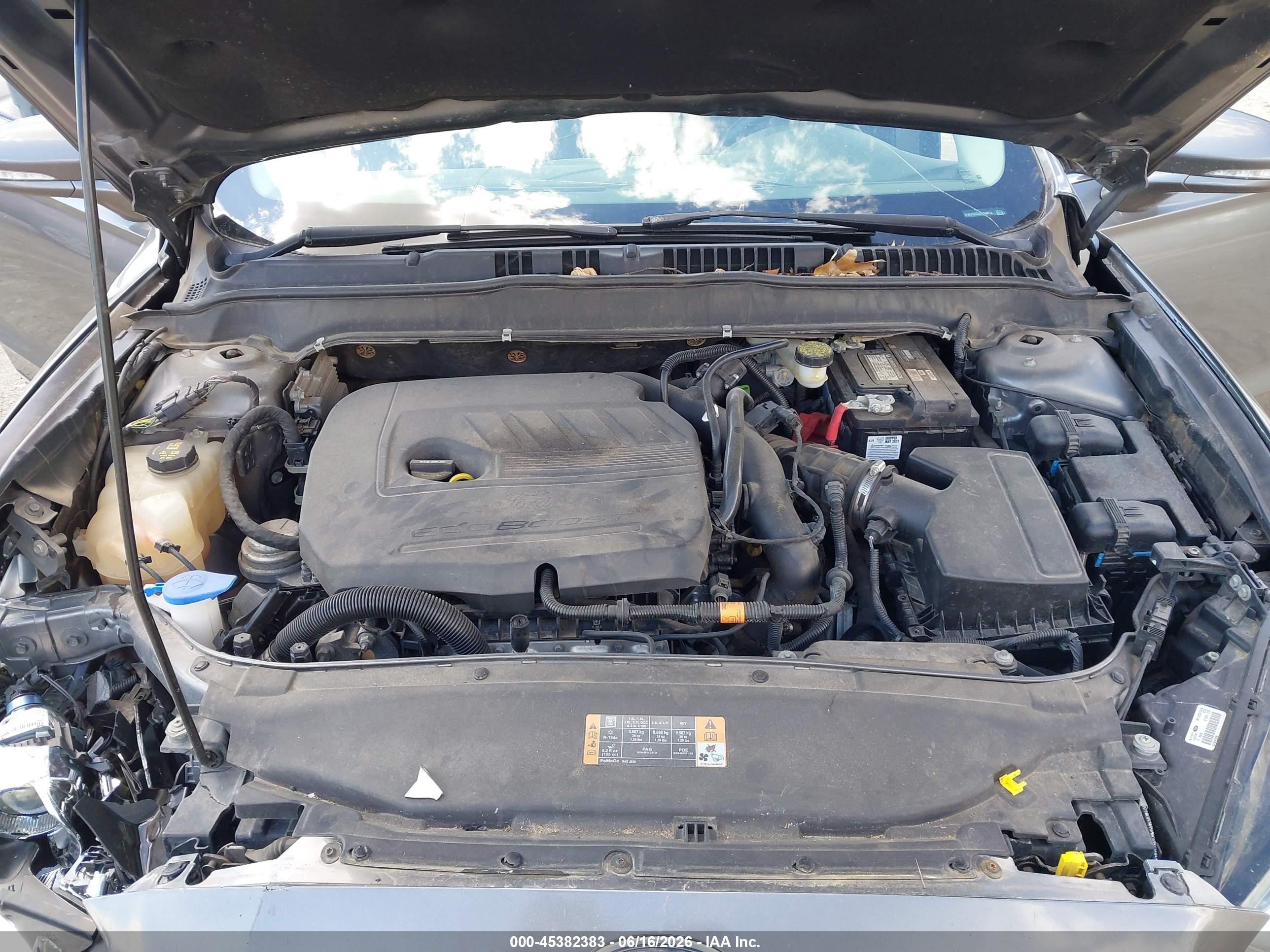 2014 Ford Fusion Se Gray vin: 1FA6P0HD8E5398913