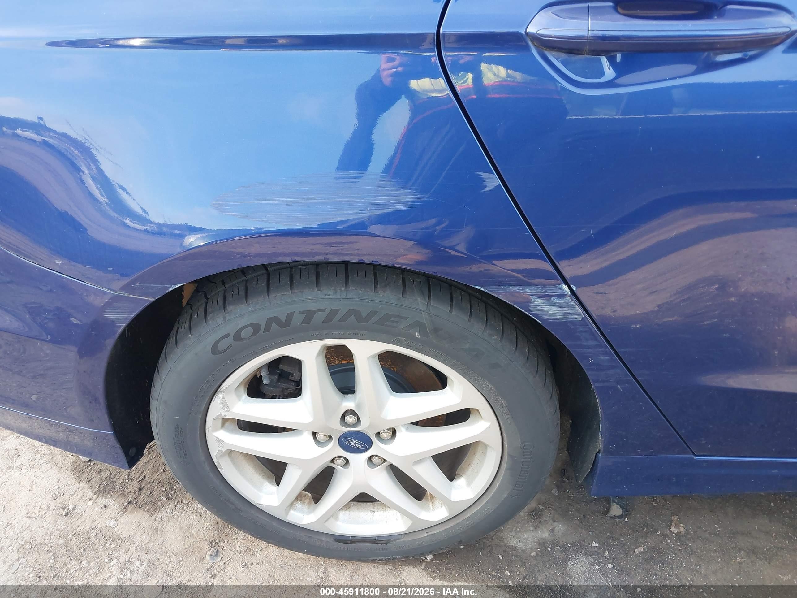 2015 Ford Fusion Se Синий vin: 1FA6P0HD8F5108672