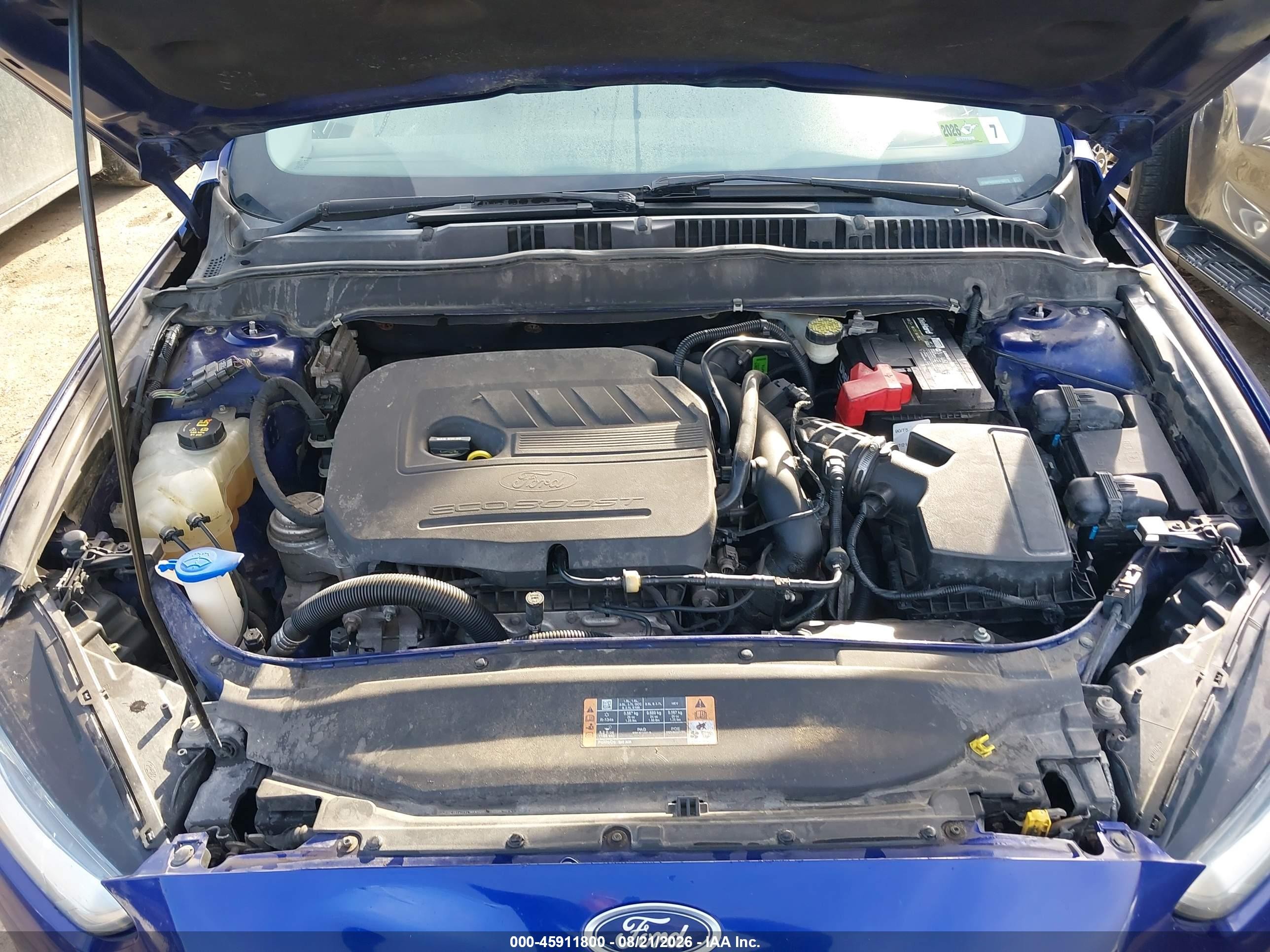 2015 Ford Fusion Se Синий vin: 1FA6P0HD8F5108672