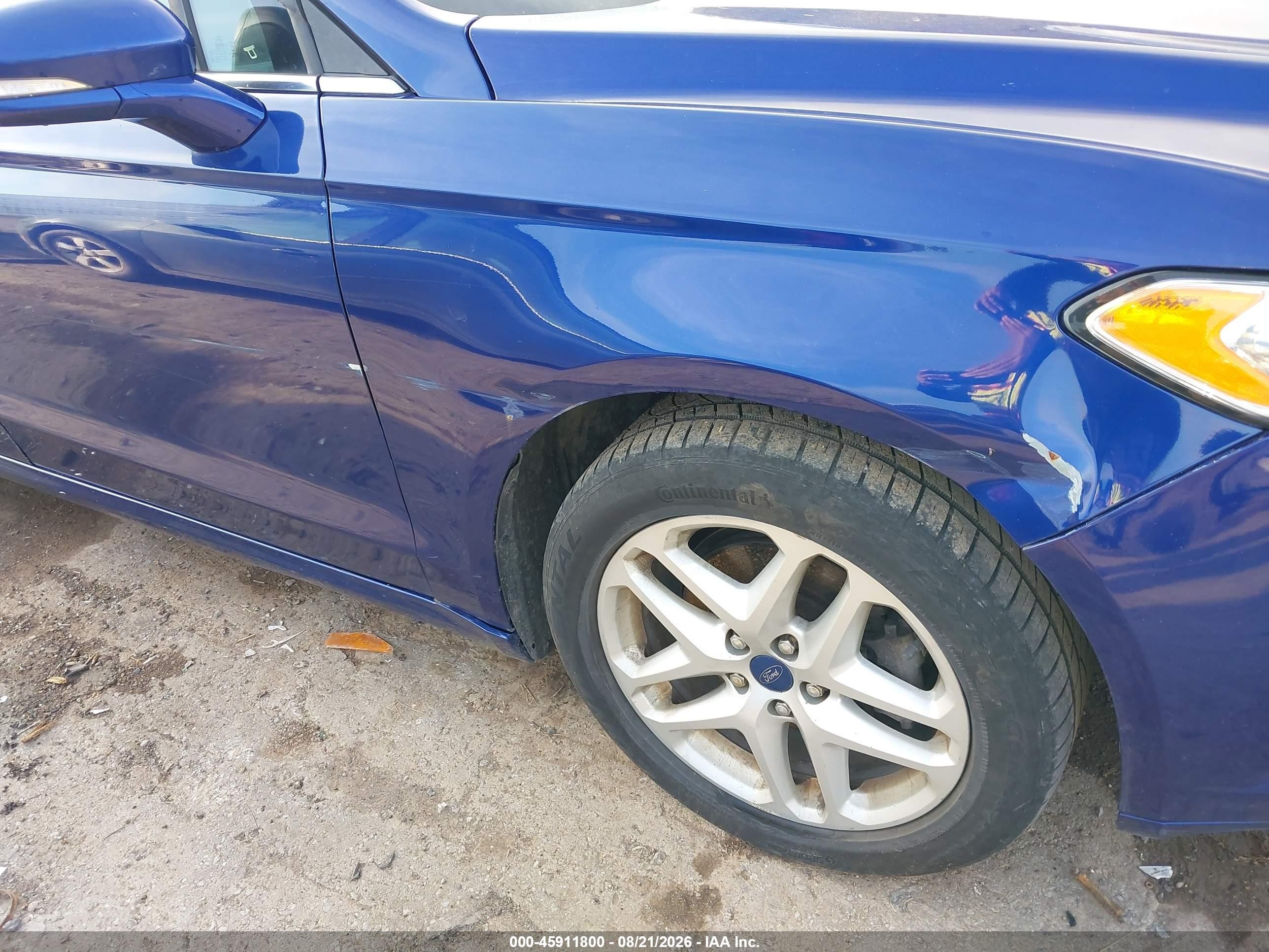 2015 Ford Fusion Se Синий vin: 1FA6P0HD8F5108672