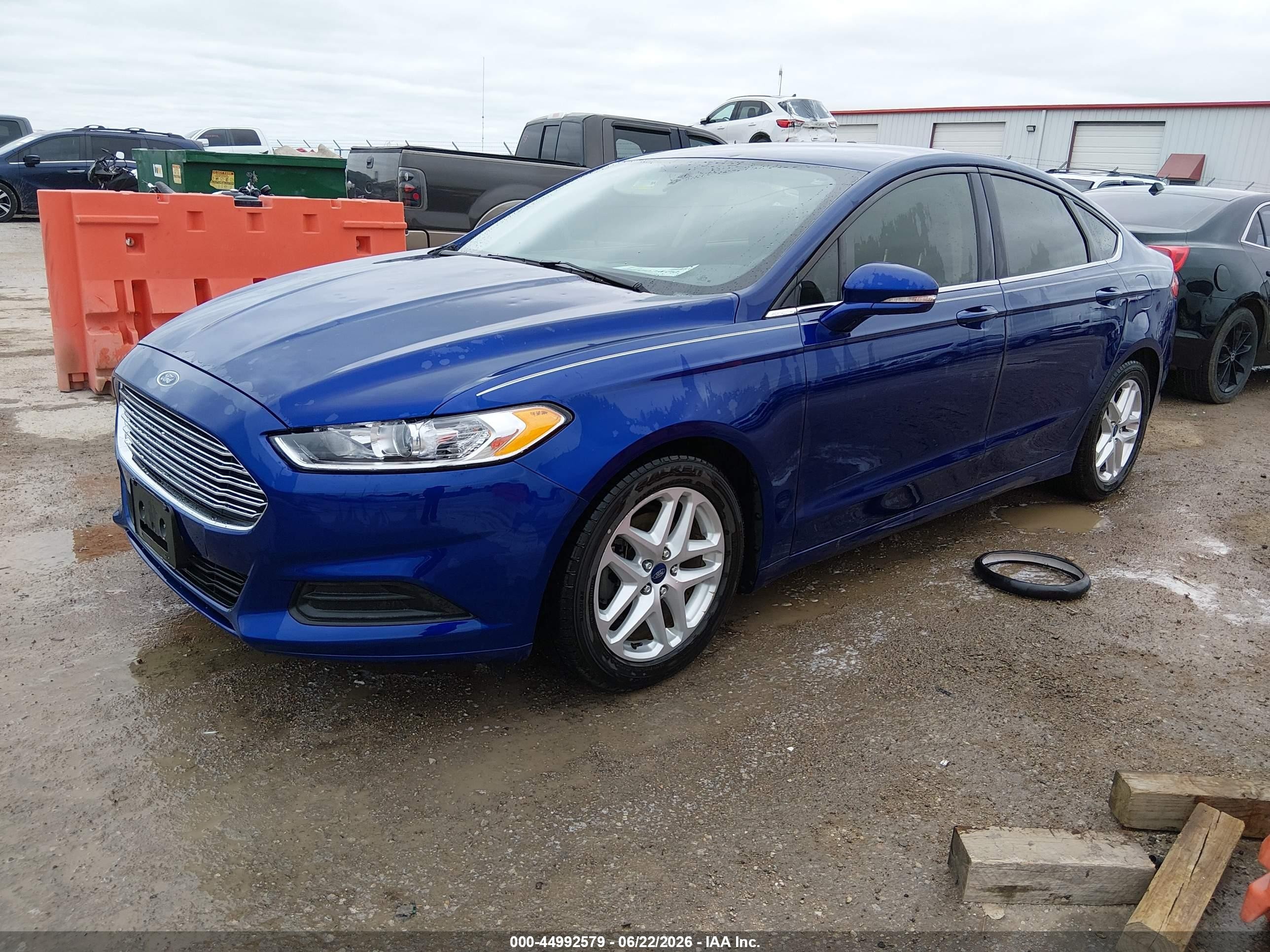 2015 Ford Fusion Se Blue vin: 1FA6P0HD8F5117677