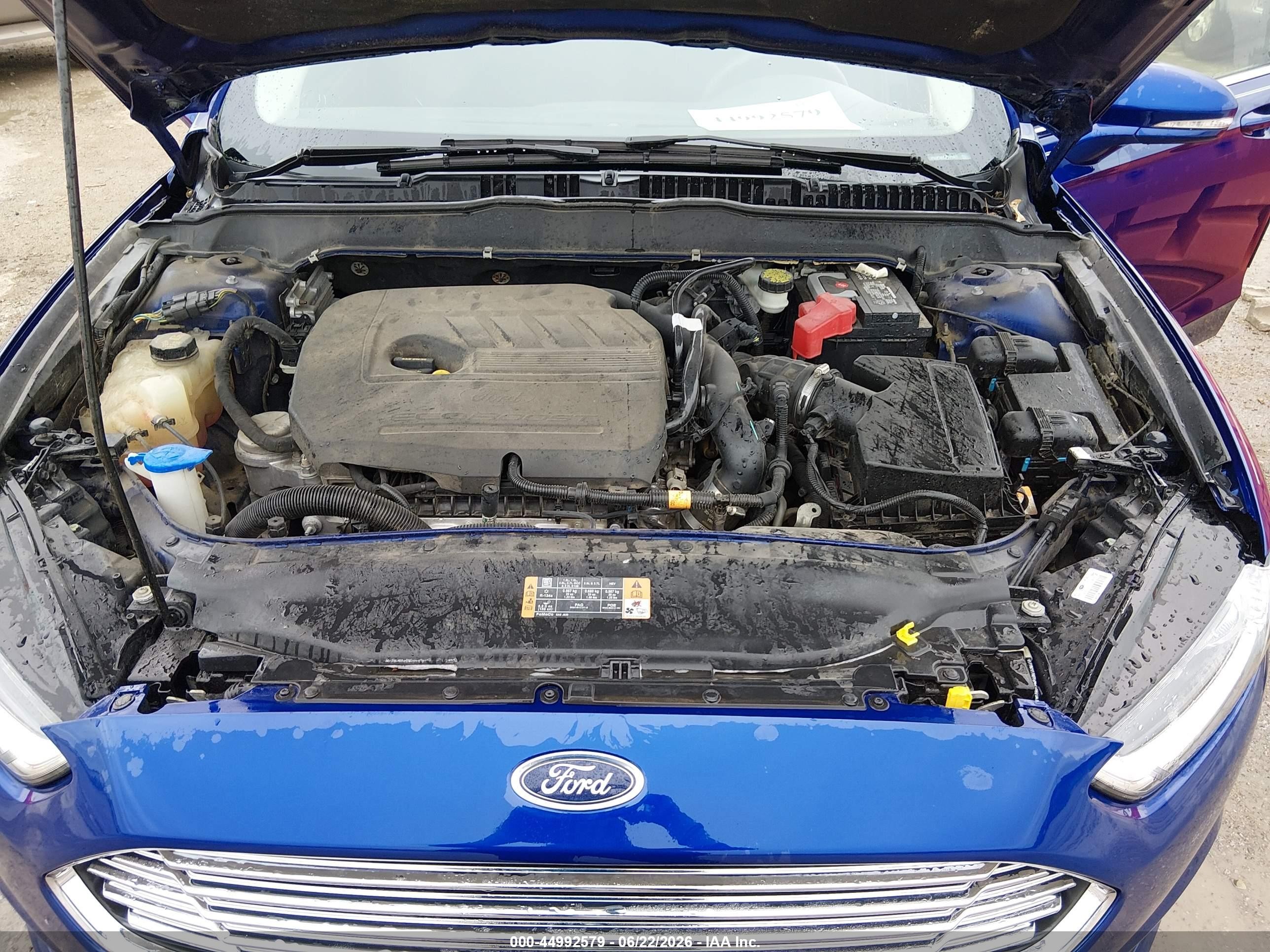 2015 Ford Fusion Se Blue vin: 1FA6P0HD8F5117677