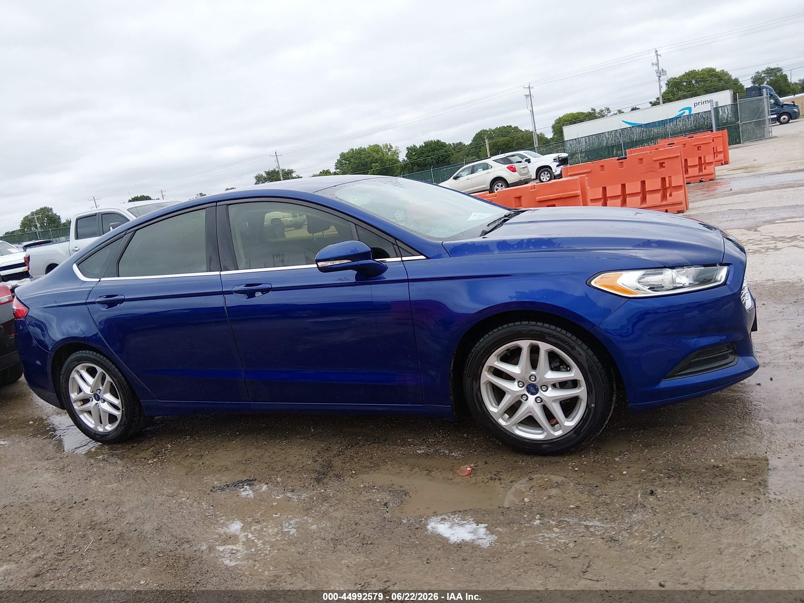2015 Ford Fusion Se Blue vin: 1FA6P0HD8F5117677