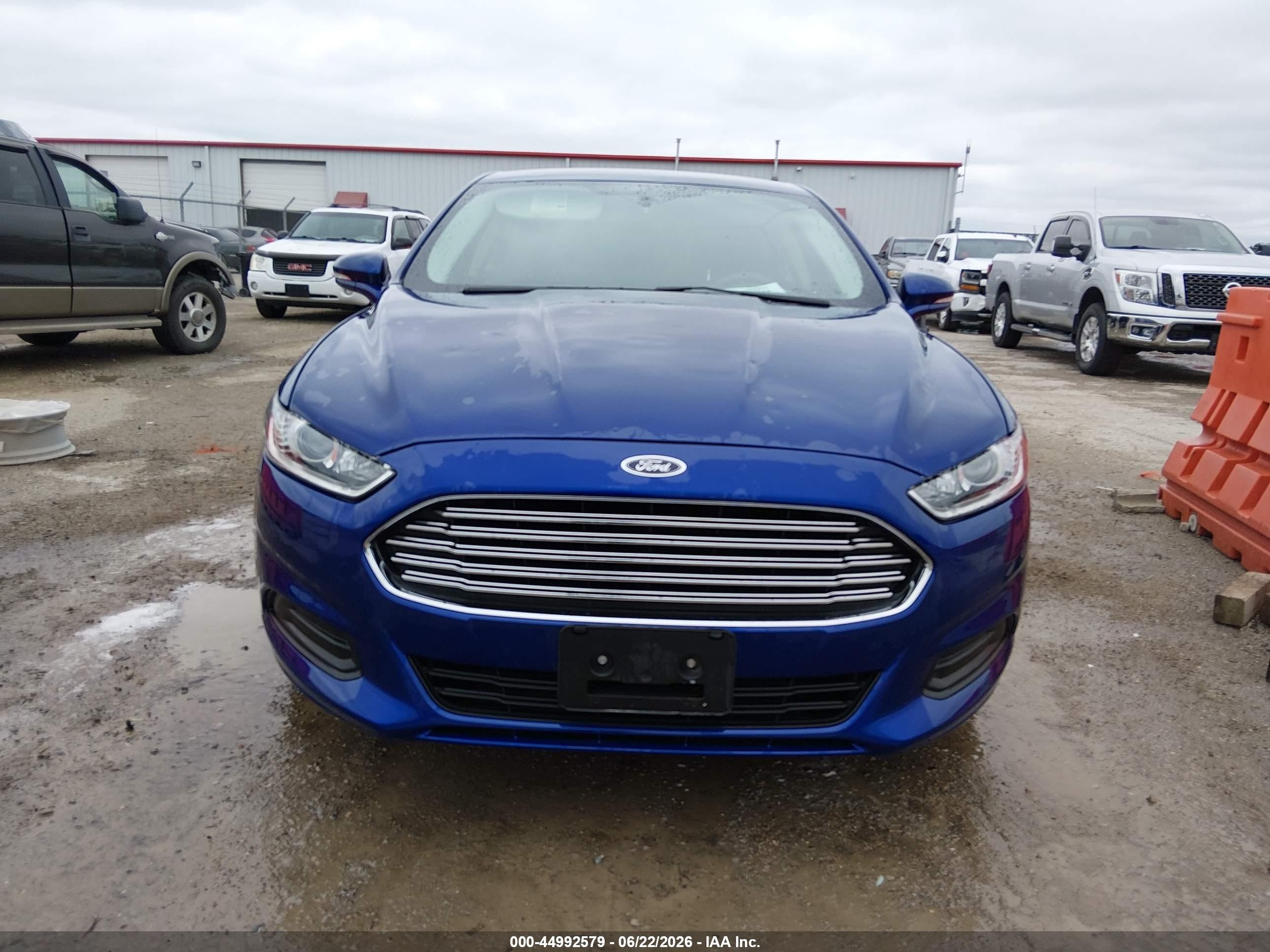2015 Ford Fusion Se Blue vin: 1FA6P0HD8F5117677