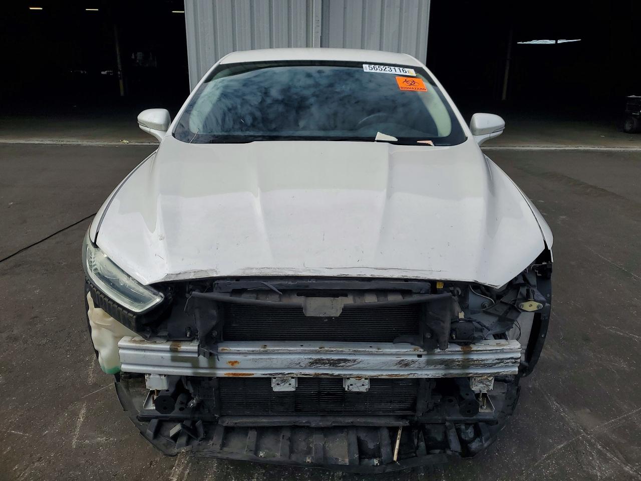 2014 Ford Fusion Se White vin: 1FA6P0HD9E5353950