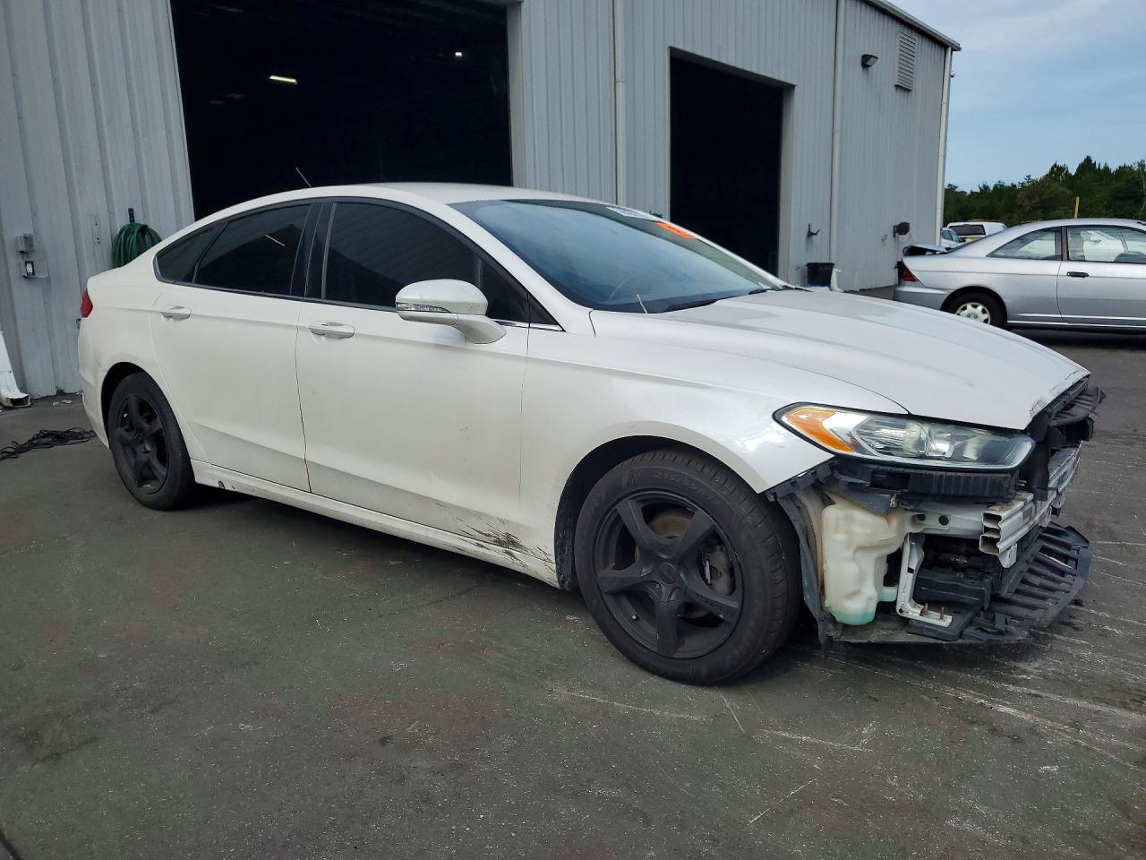 2014 Ford Fusion Se White vin: 1FA6P0HD9E5353950