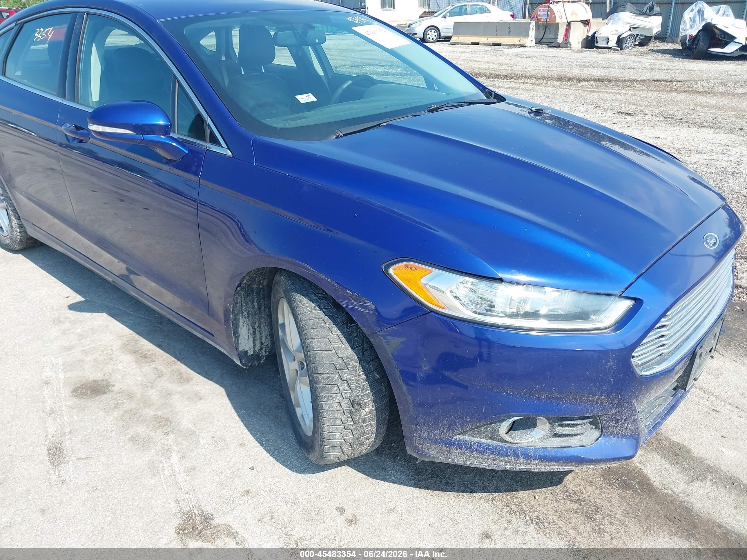 2014 Ford Fusion Se Синий vin: 1FA6P0HD9E5361031
