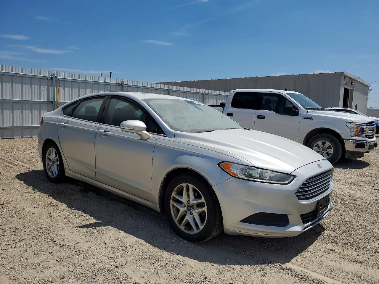 2014 Ford Fusion Se Silver vin: 1FA6P0HD9E5362857