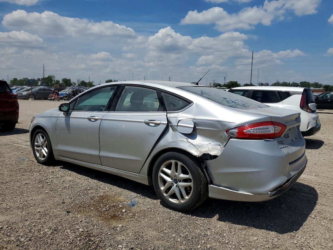 2014 Ford Fusion Se Silver vin: 1FA6P0HD9E5362857