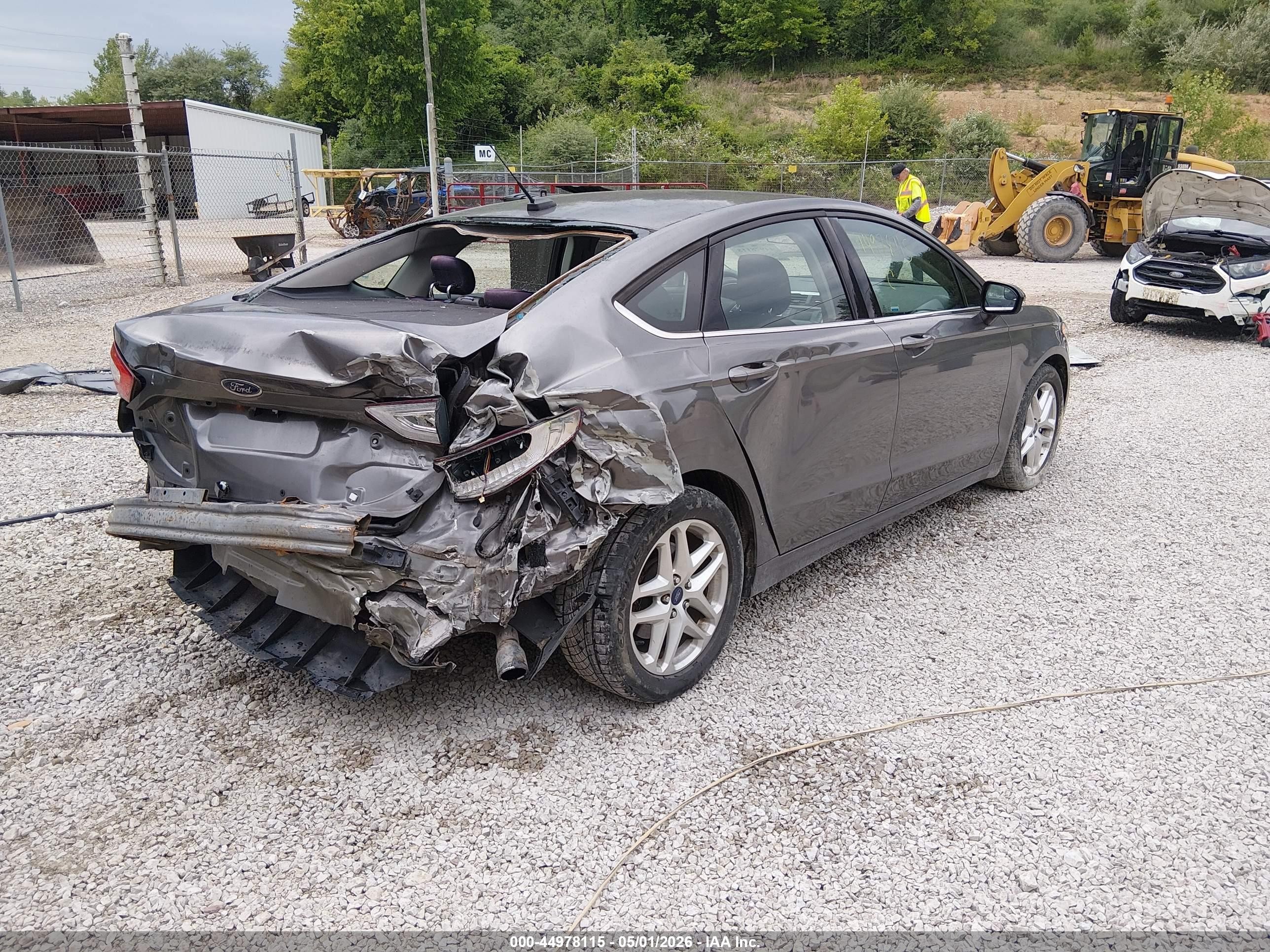 2014 Ford Fusion Se Silver vin: 1FA6P0HD9E5364821