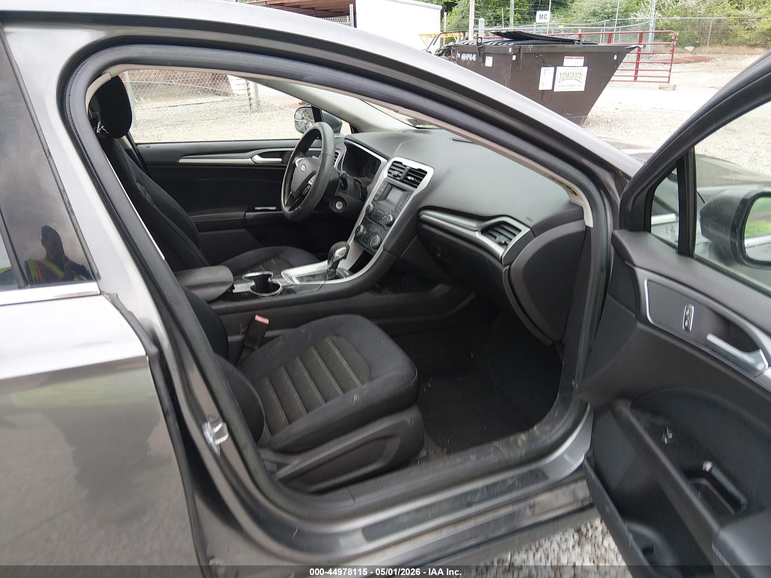 2014 Ford Fusion Se Silver vin: 1FA6P0HD9E5364821