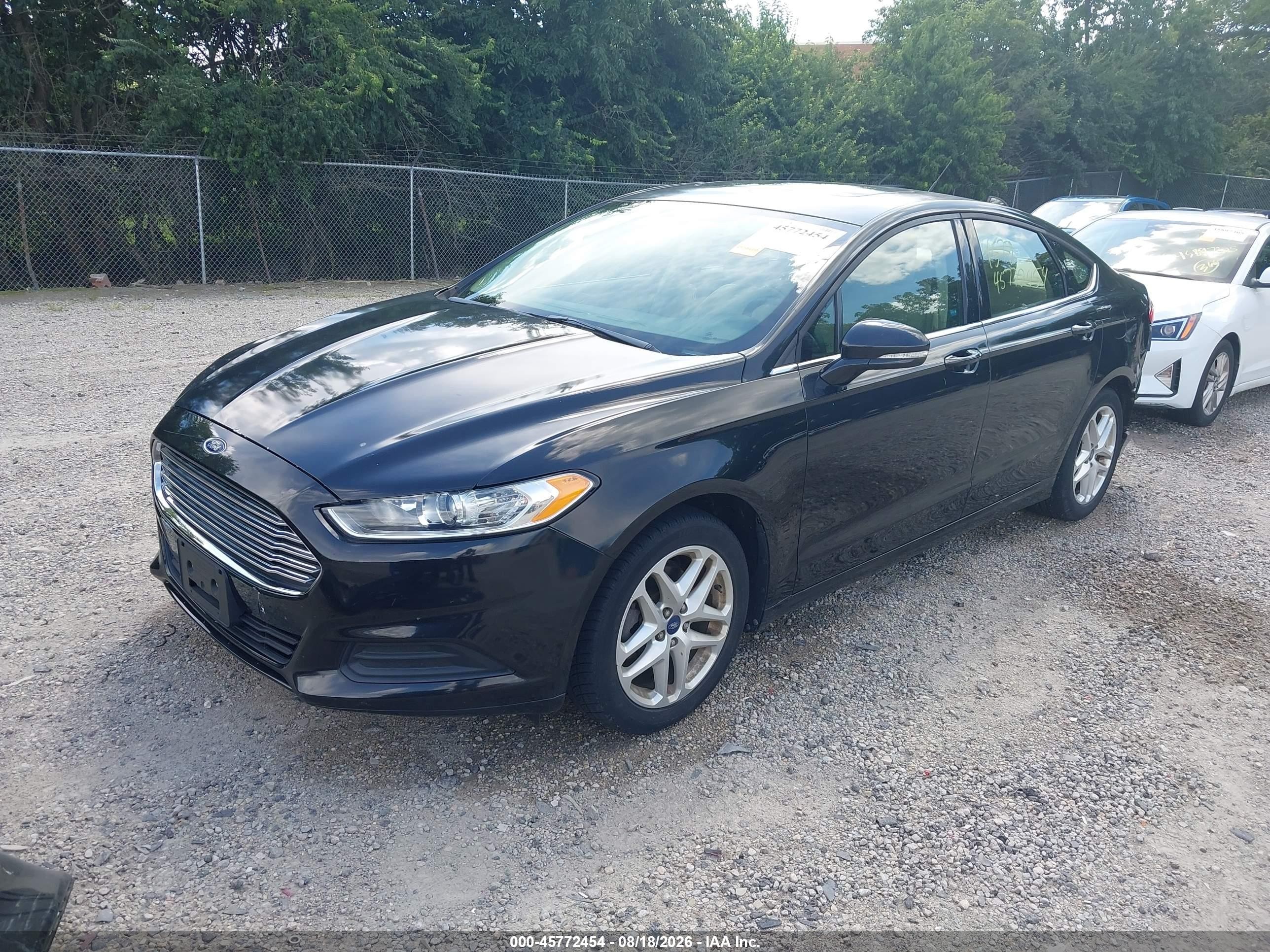 2014 Ford Fusion Se Black vin: 1FA6P0HD9E5369632