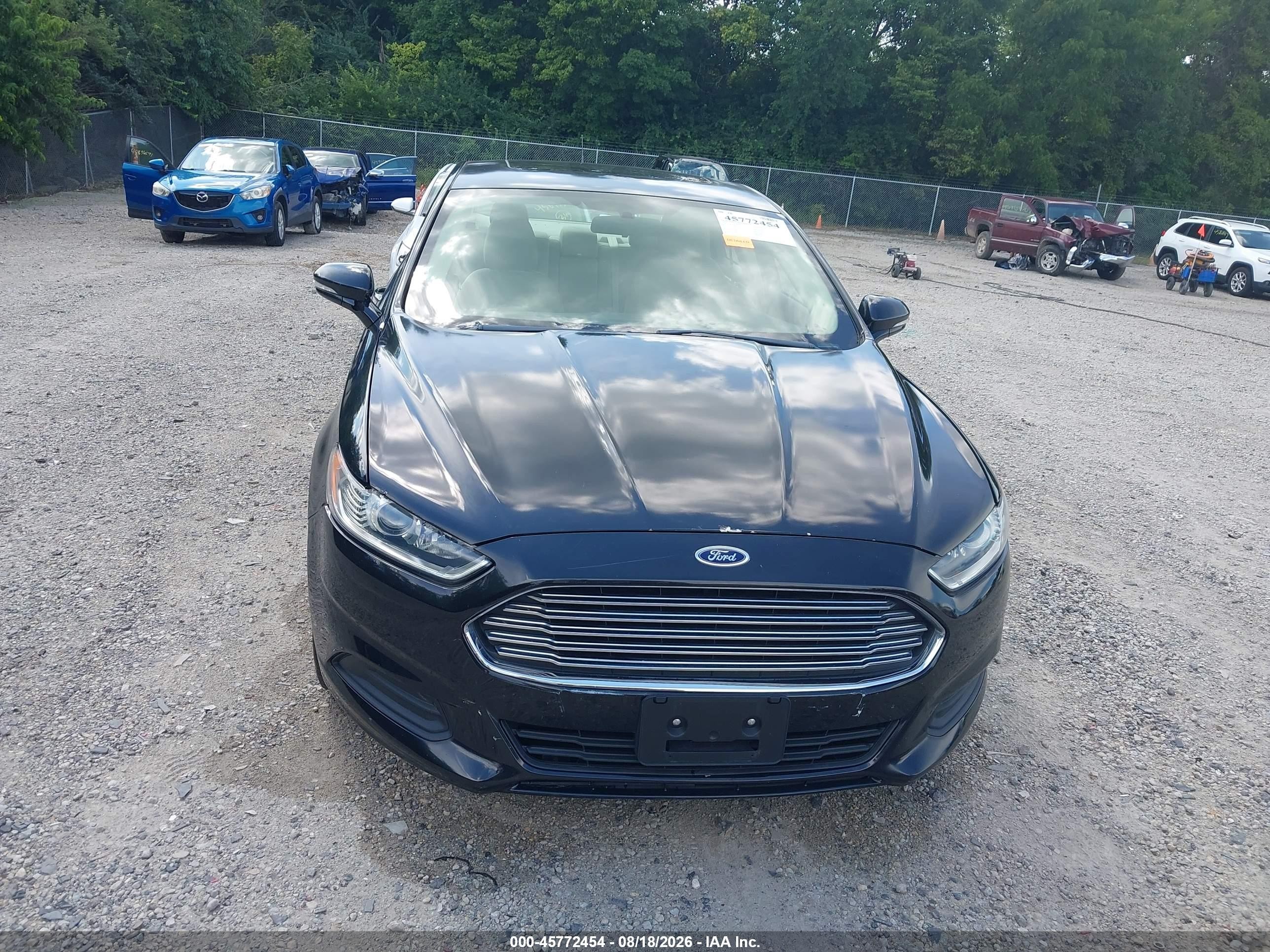 2014 Ford Fusion Se Black vin: 1FA6P0HD9E5369632