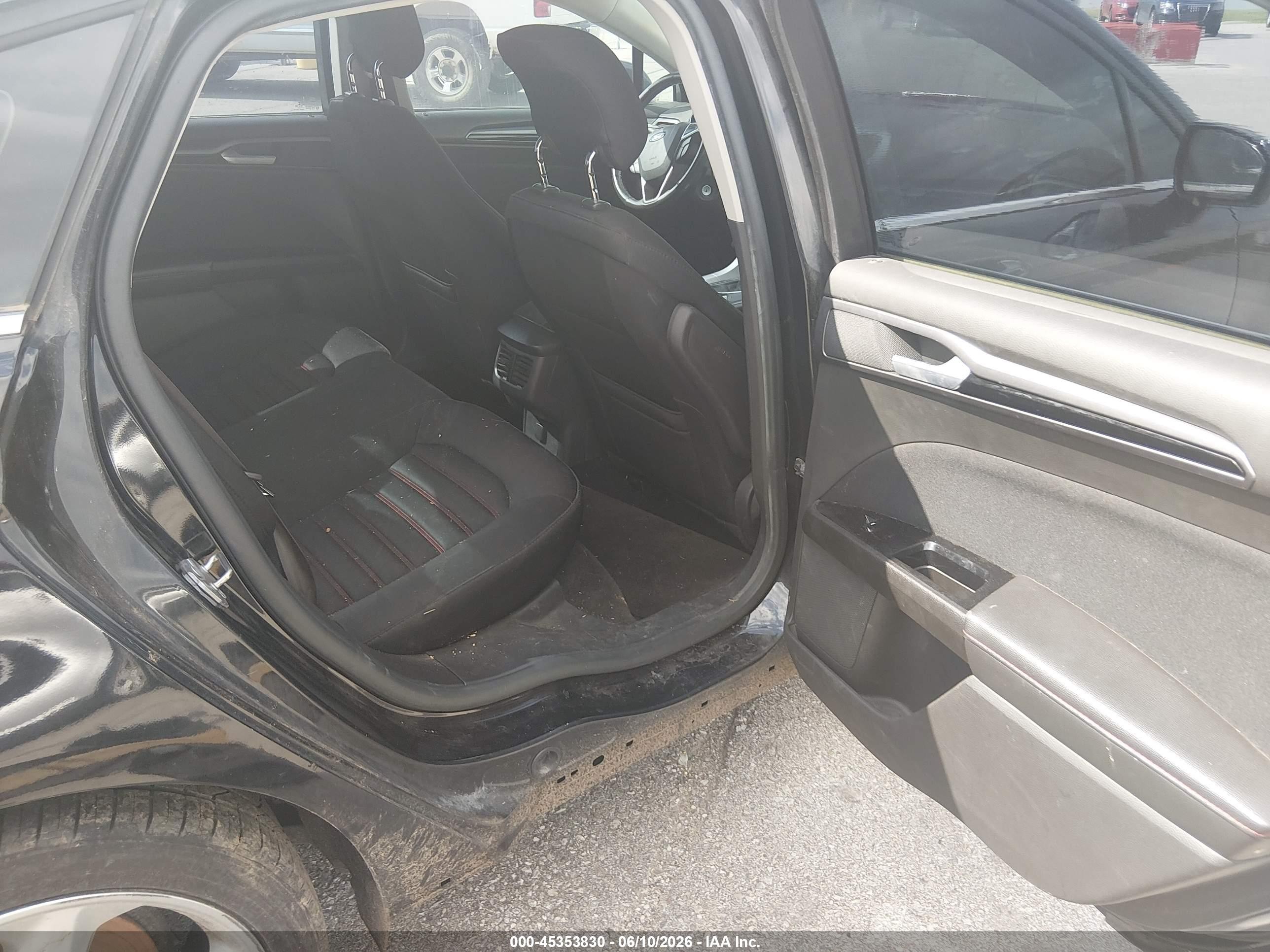 2014 Ford Fusion Se Black vin: 1FA6P0HD9E5381053