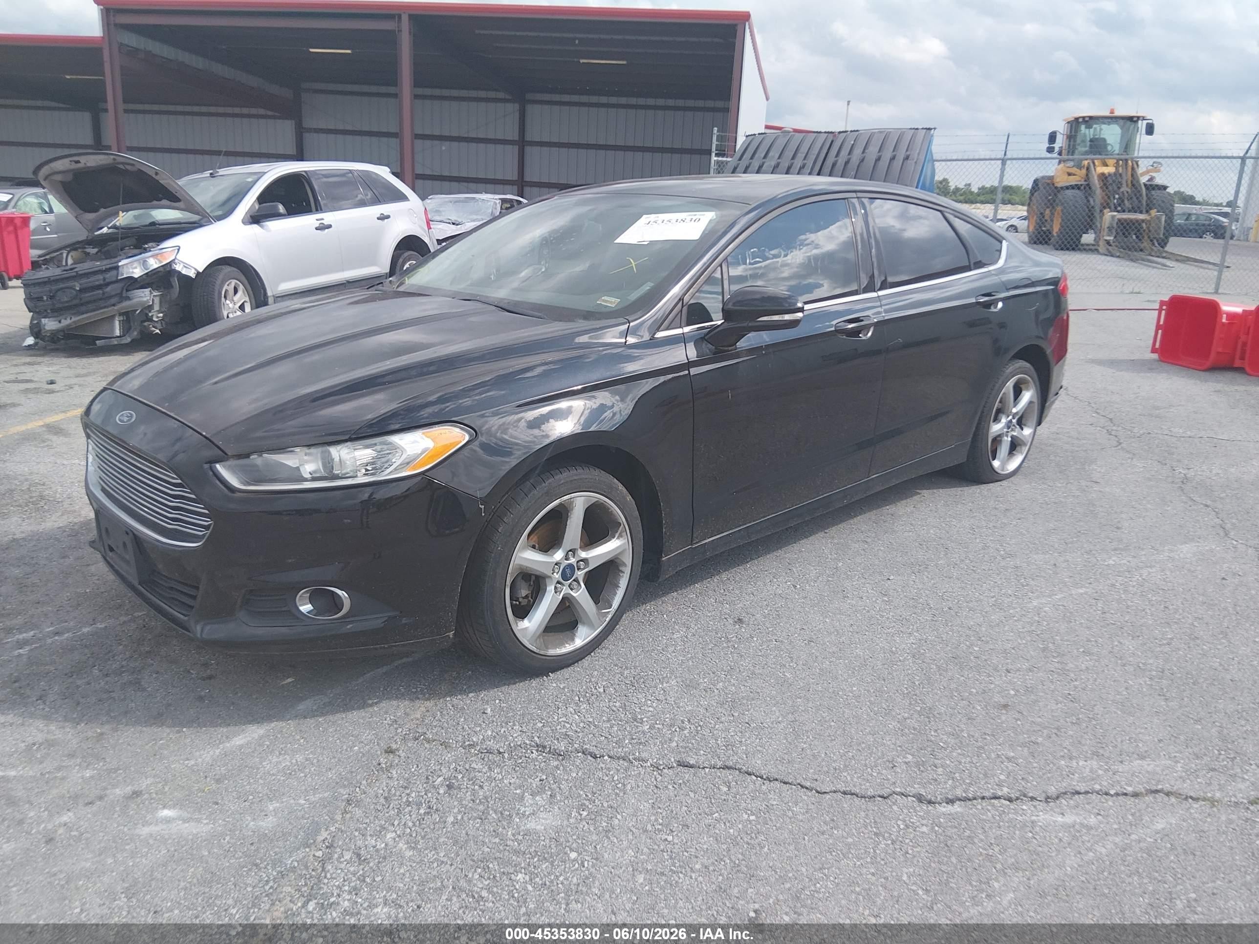 2014 Ford Fusion Se Black vin: 1FA6P0HD9E5381053