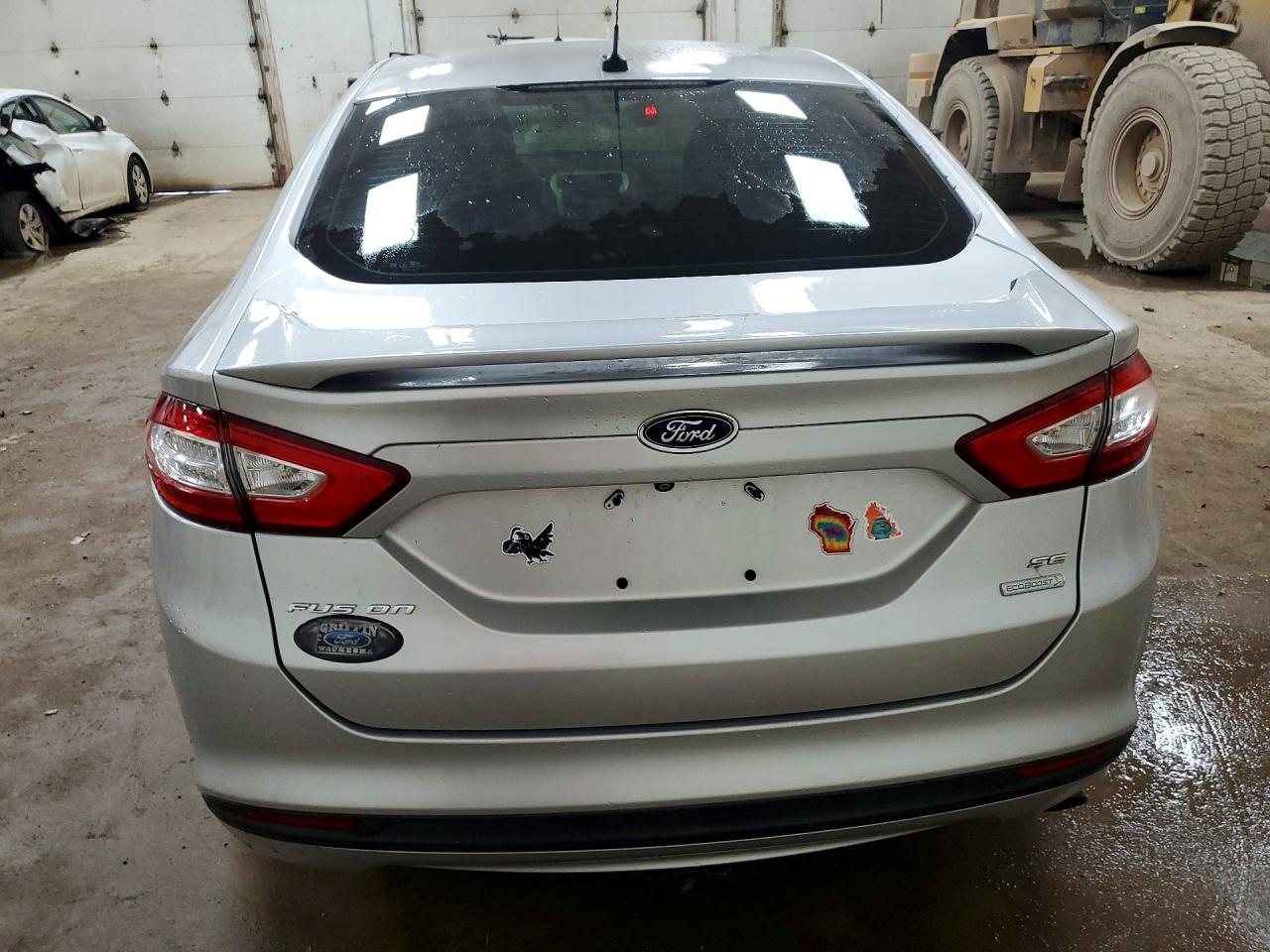 2015 Ford Fusion Se Silver vin: 1FA6P0HD9F5105764