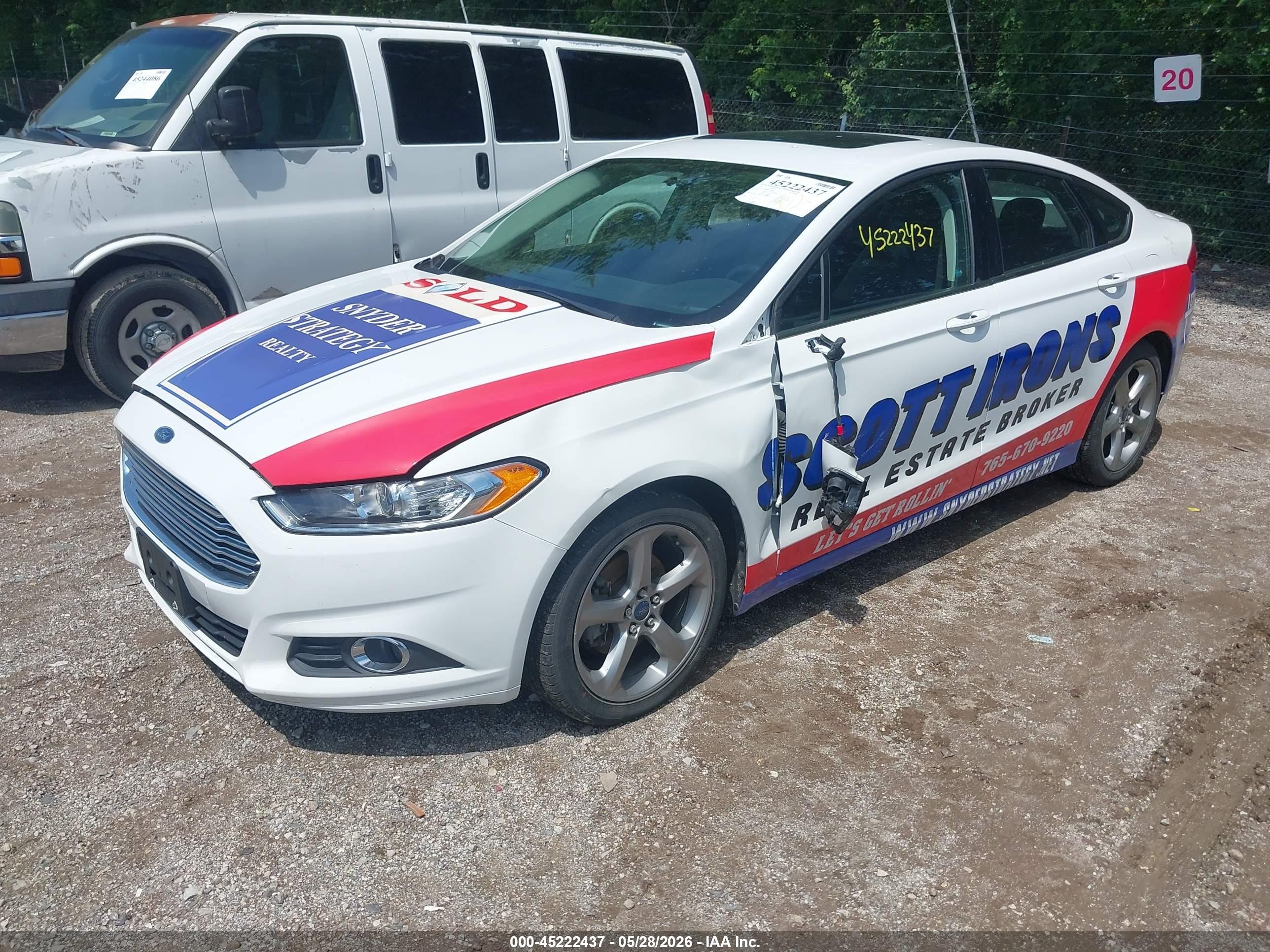 2015 Ford Fusion Se White vin: 1FA6P0HD9F5106140