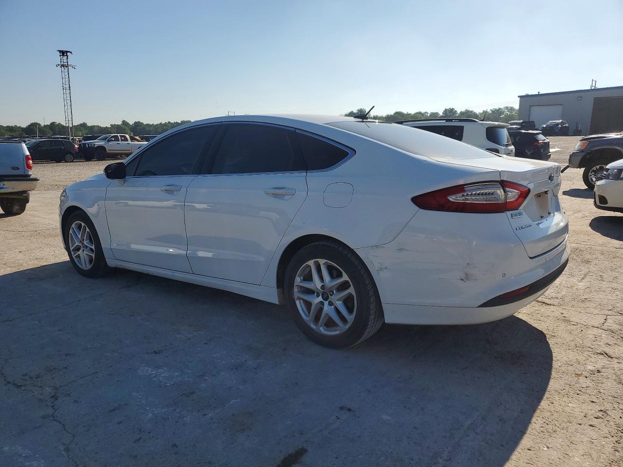 2015 Ford Fusion Se White vin: 1FA6P0HD9F5113217