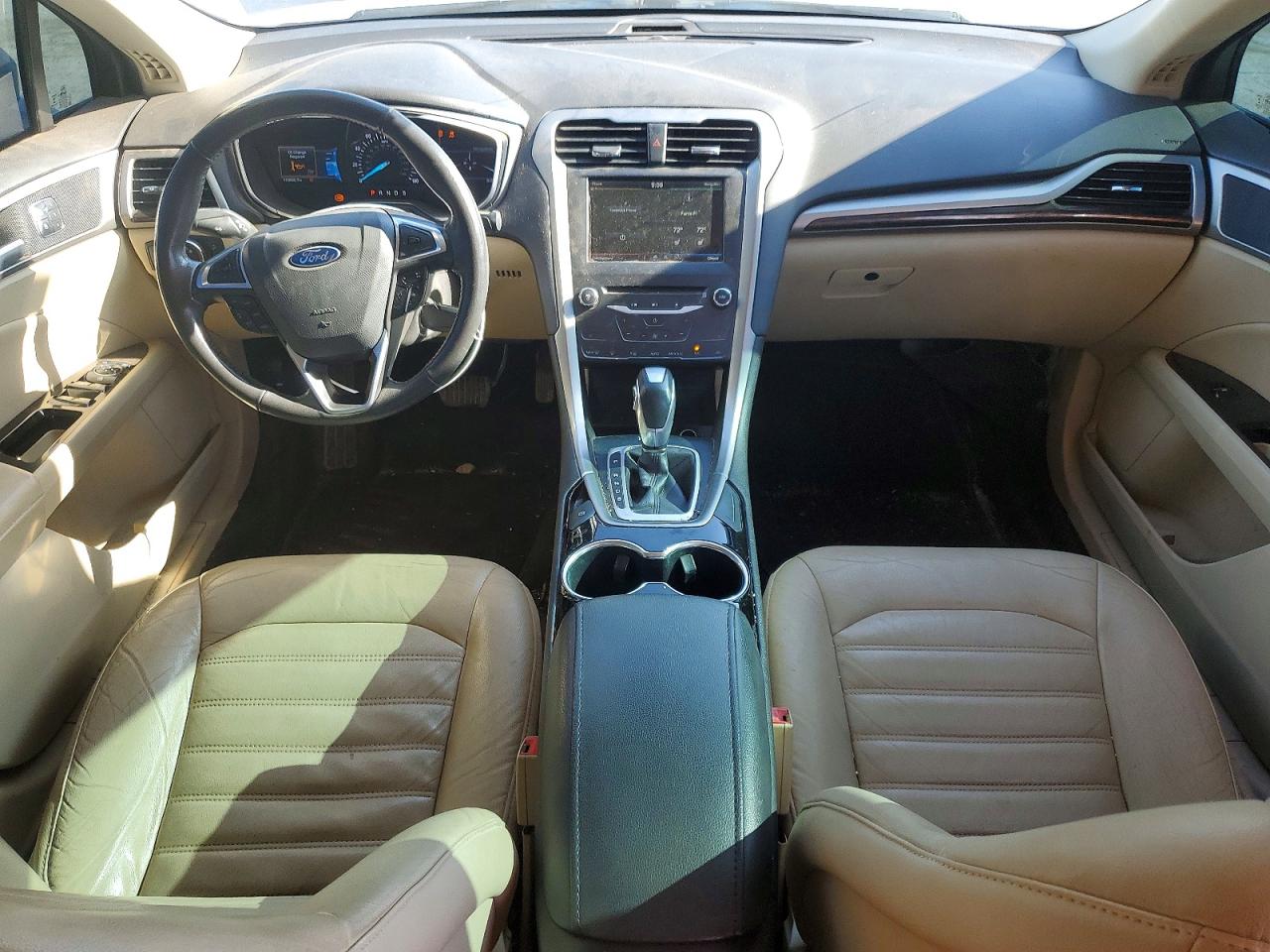 2015 Ford Fusion Se White vin: 1FA6P0HD9F5113217