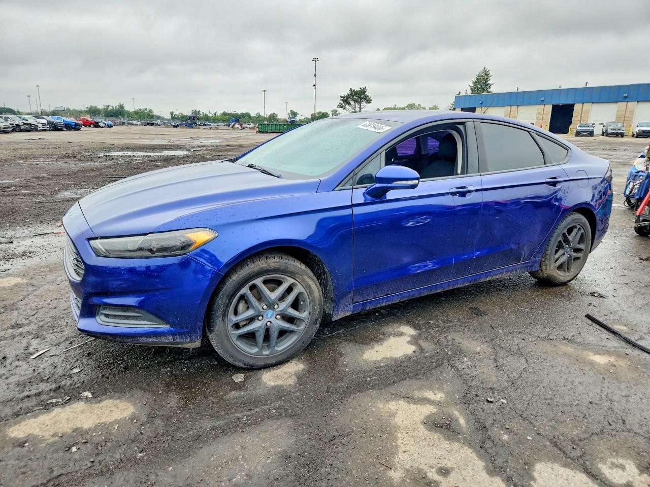 2015 Ford Fusion Se Blue vin: 1FA6P0HD9F5116652