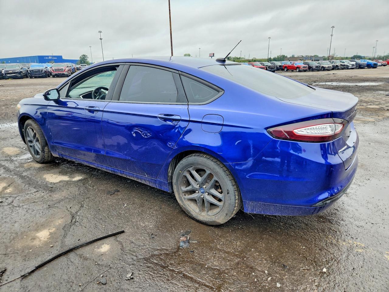 2015 Ford Fusion Se Blue vin: 1FA6P0HD9F5116652