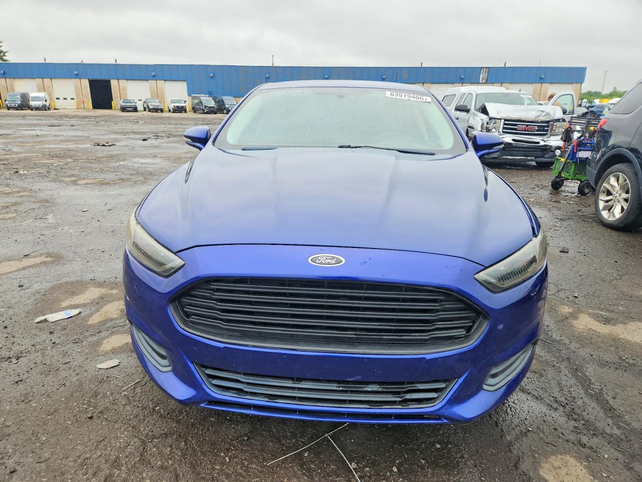 2015 Ford Fusion Se Blue vin: 1FA6P0HD9F5116652