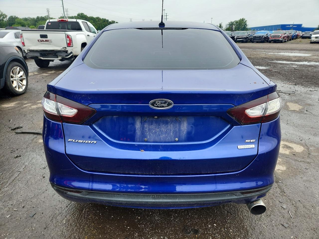 2015 Ford Fusion Se Blue vin: 1FA6P0HD9F5116652