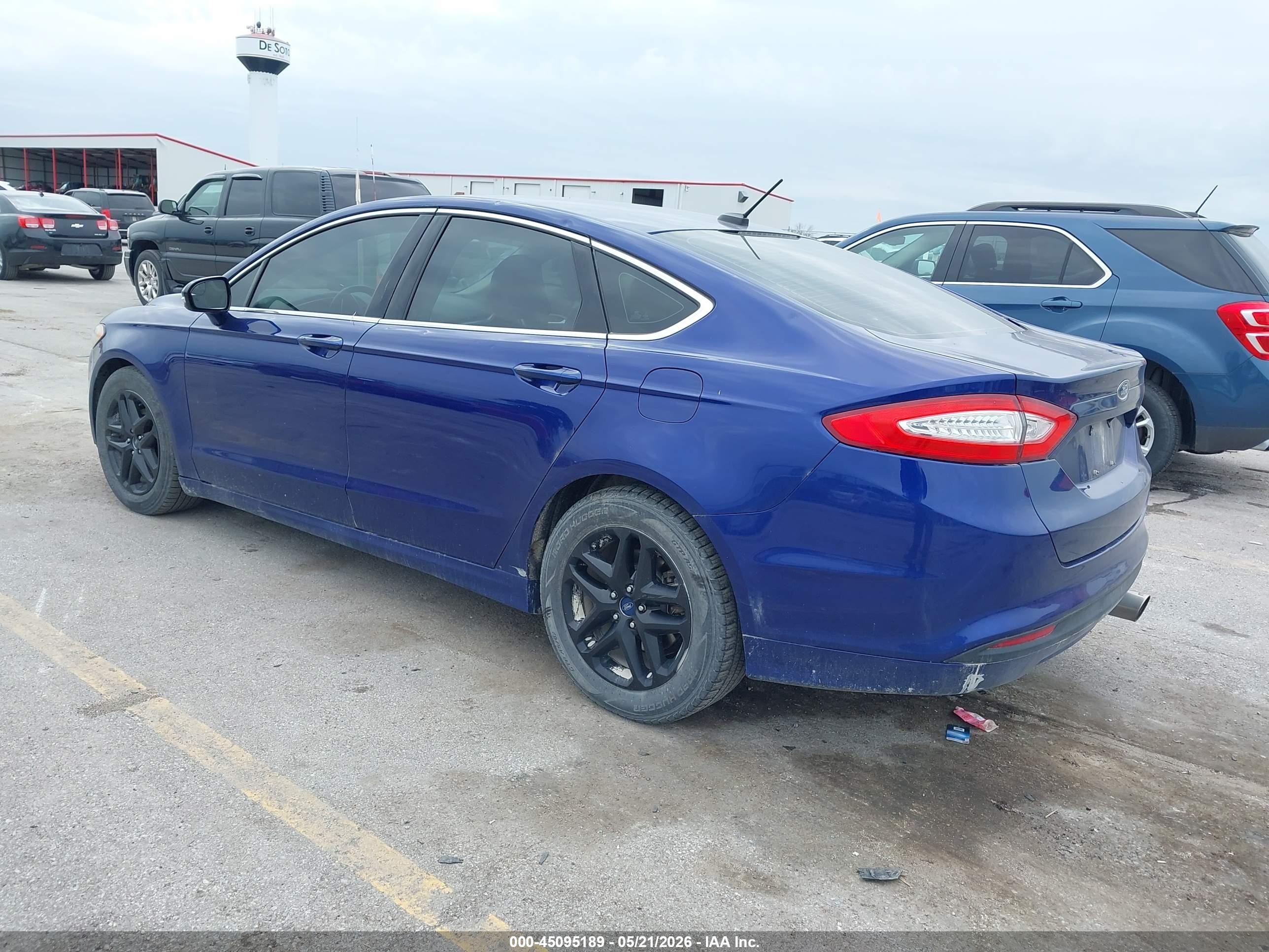 2015 Ford Fusion Se Blue vin: 1FA6P0HD9F5125545