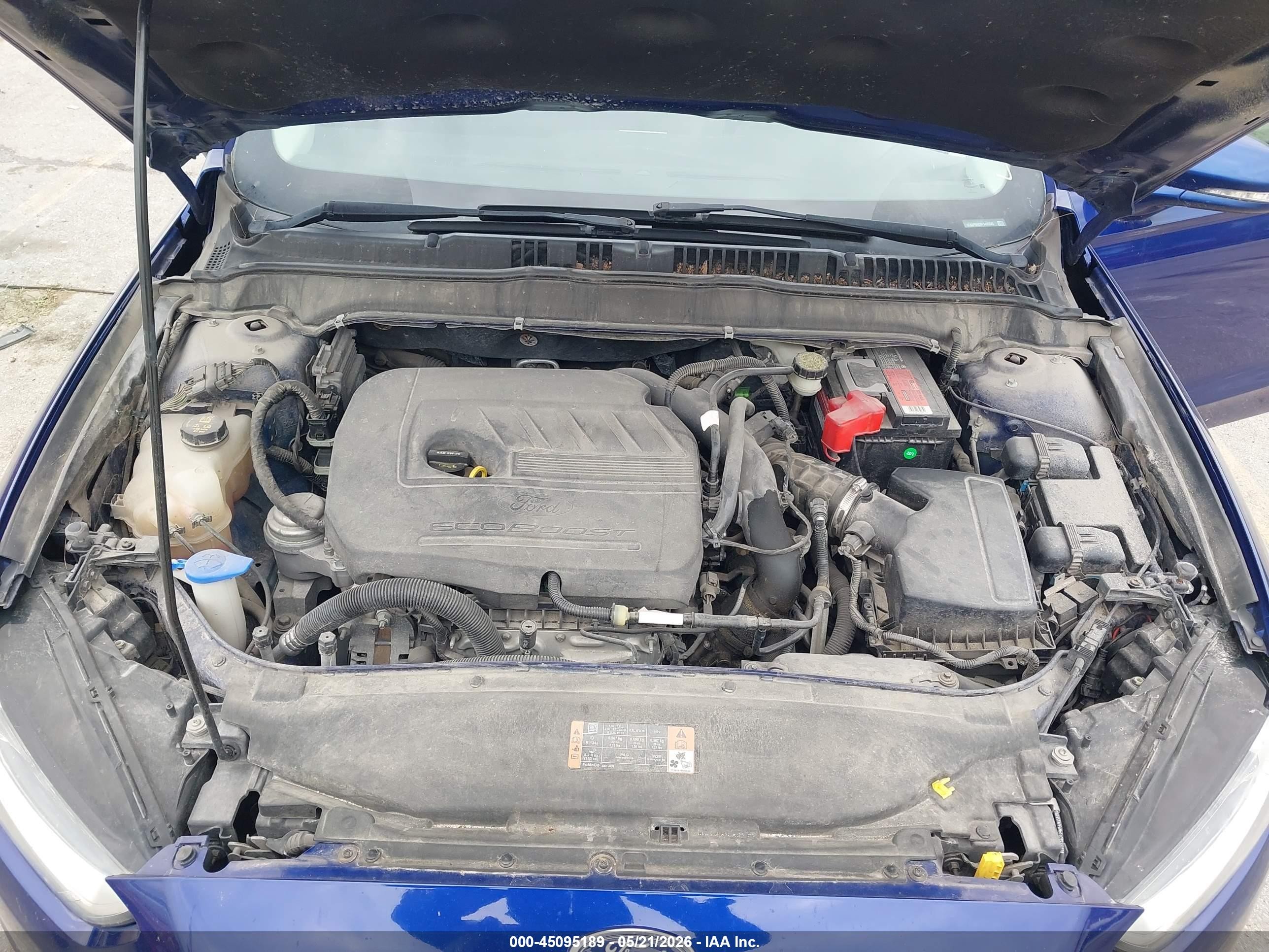 2015 Ford Fusion Se Blue vin: 1FA6P0HD9F5125545