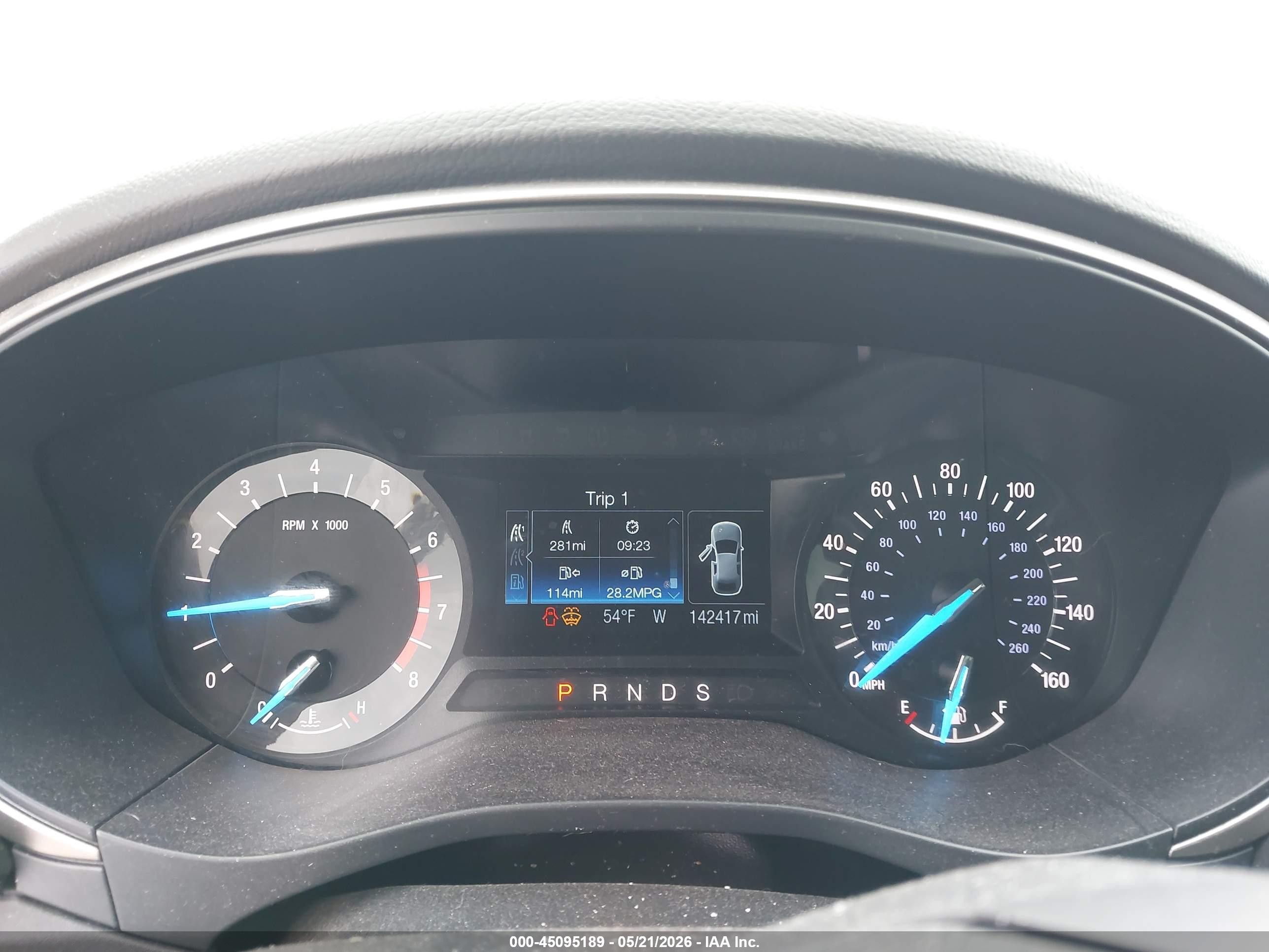2015 Ford Fusion Se Blue vin: 1FA6P0HD9F5125545