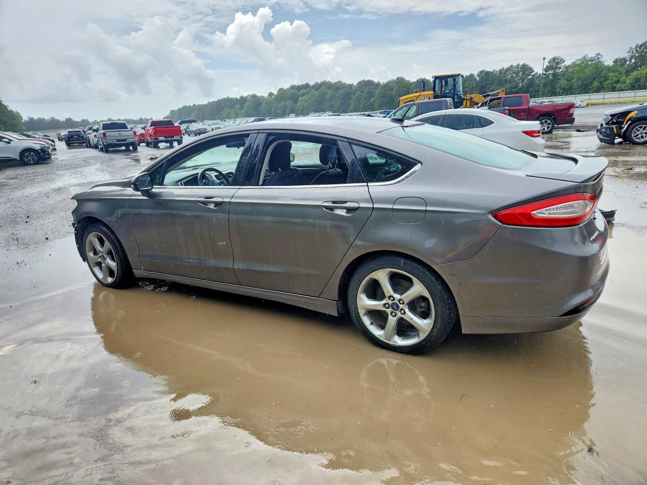2014 Ford Fusion Se Серый vin: 1FA6P0HDXE5353875