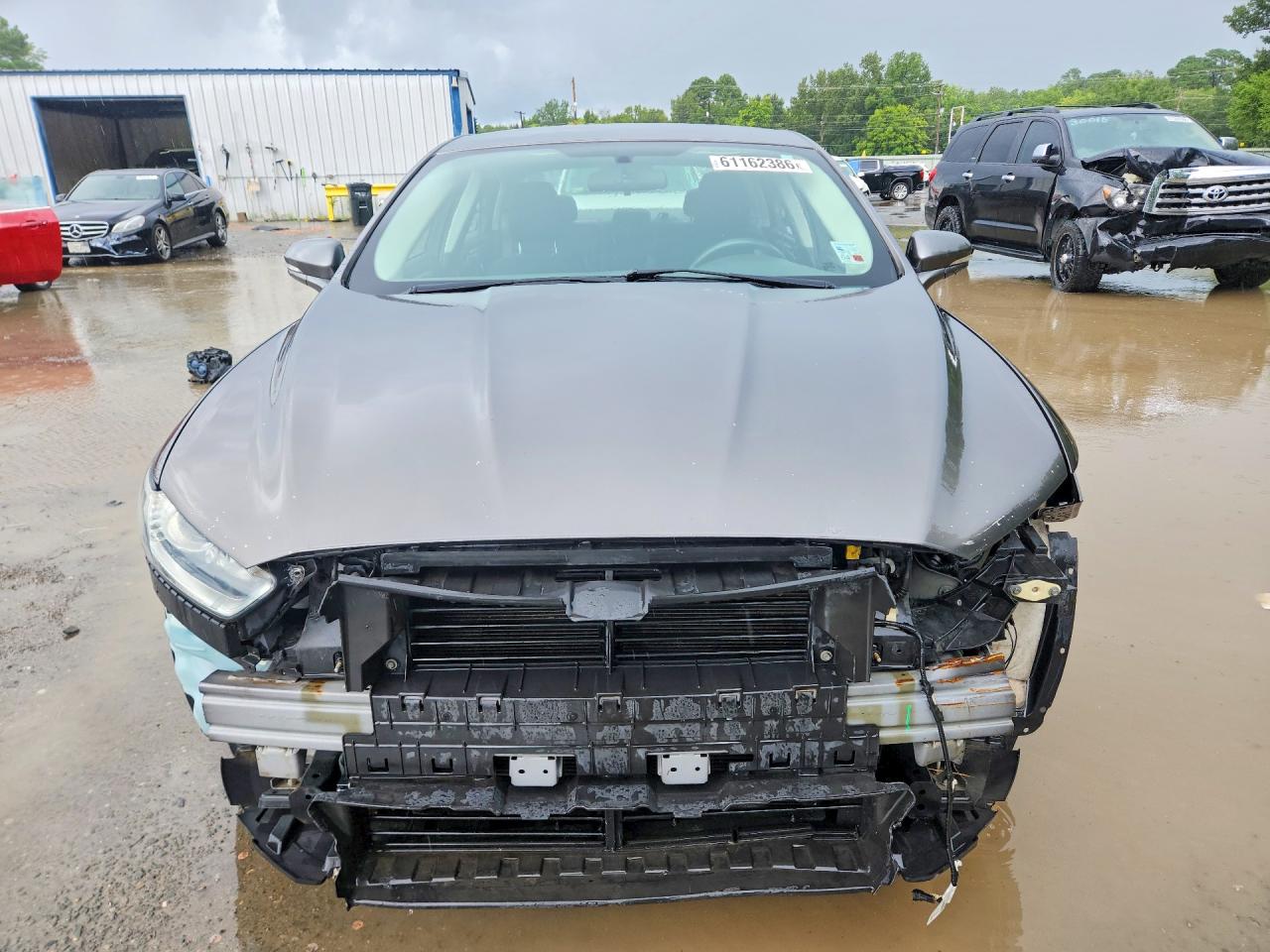 2014 Ford Fusion Se Серый vin: 1FA6P0HDXE5353875