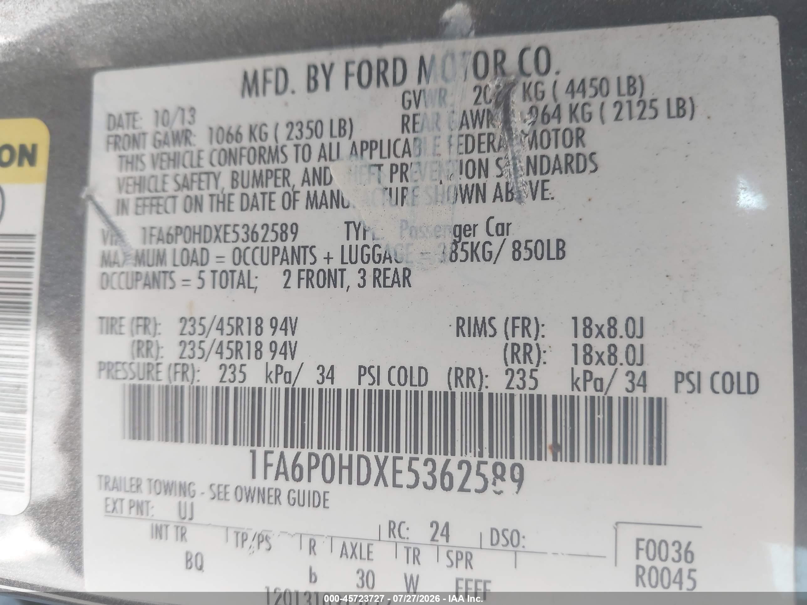 2014 Ford Fusion Se Коричневый vin: 1FA6P0HDXE5362589