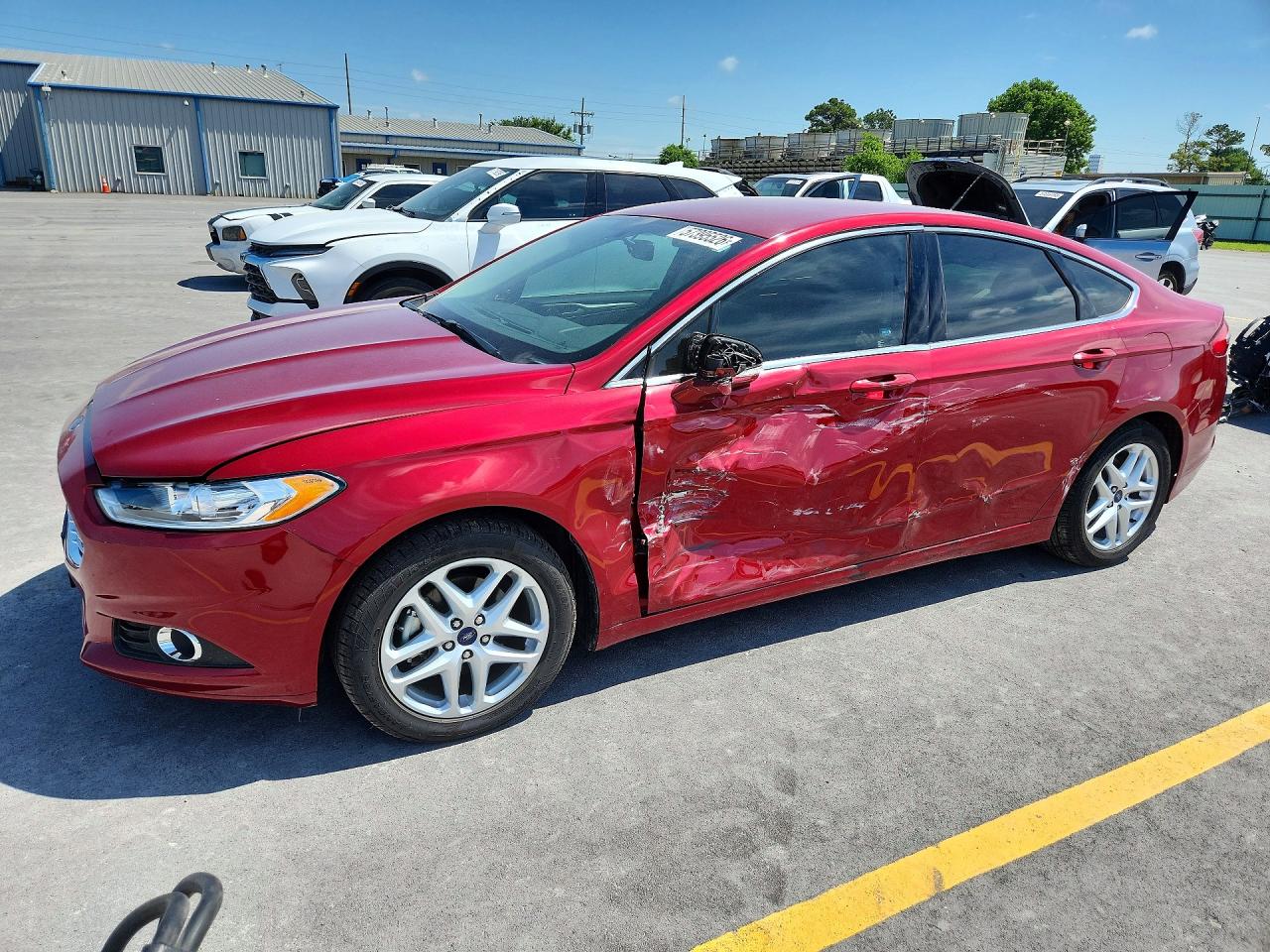 2014 Ford Fusion Se Red vin: 1FA6P0HDXE5386732