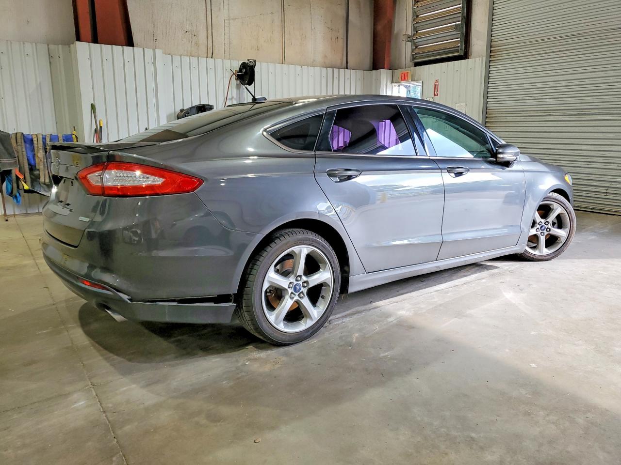 2015 Ford Fusion Se Gray vin: 1FA6P0HDXF5113288