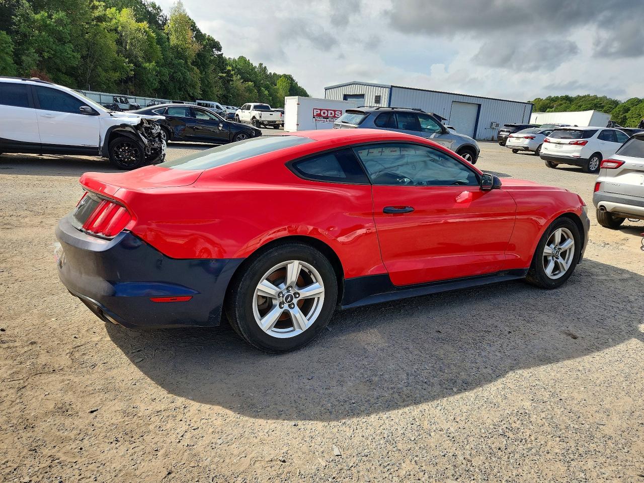 2015 Ford Mustang Red vin: 1FA6P8AM0F5347349