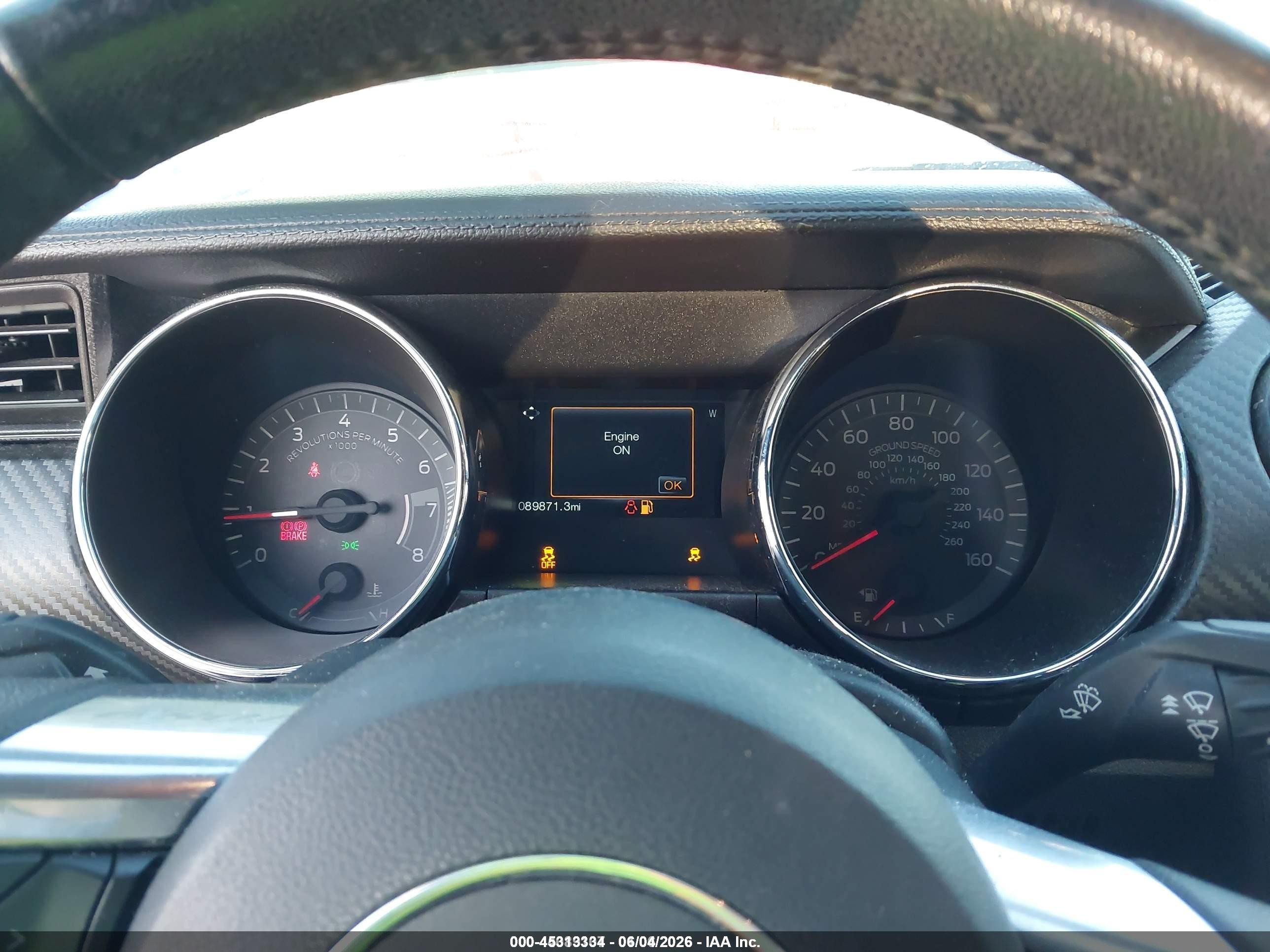 2015 Ford Mustang V6 Серый vin: 1FA6P8AM0F5370453
