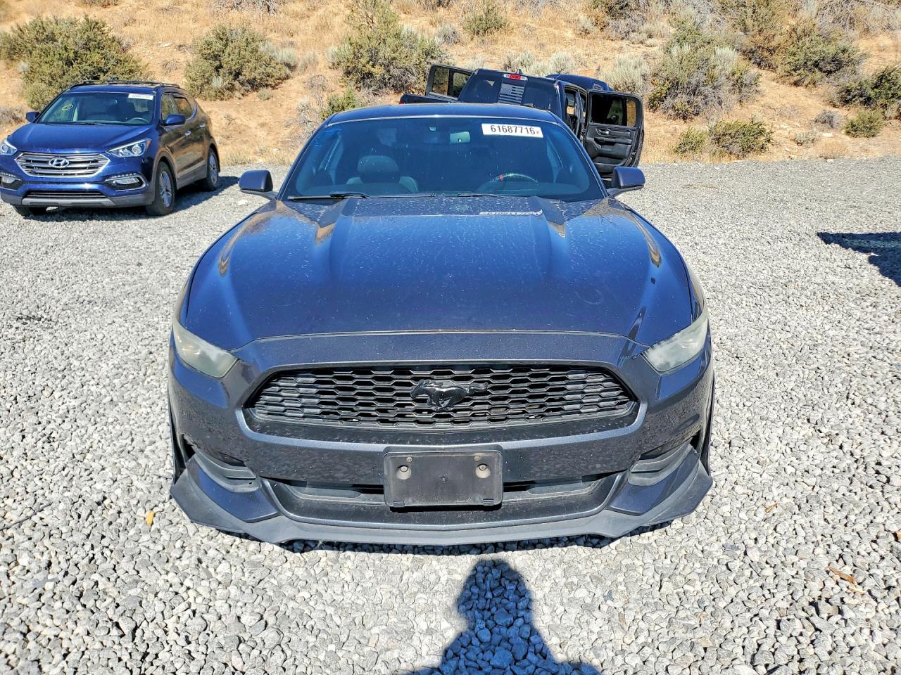 2015 Ford Mustang Угольный vin: 1FA6P8AM0F5386605