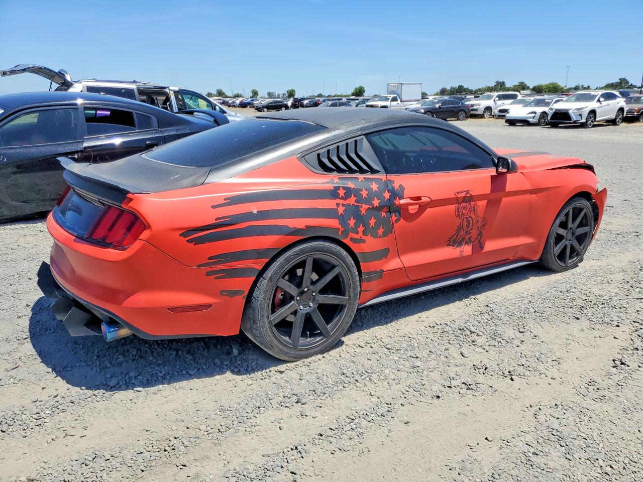 2015 Ford Mustang Red vin: 1FA6P8AM0F5405119