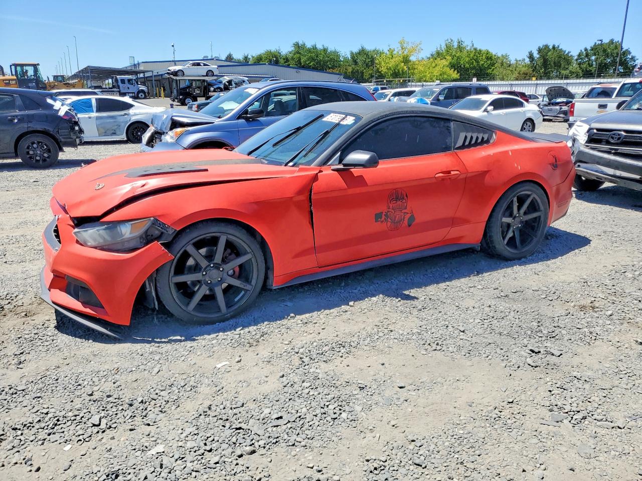 2015 Ford Mustang Red vin: 1FA6P8AM0F5405119